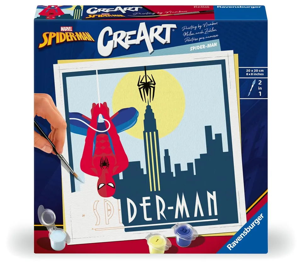 ravensburger-creart-spider-man-peinture-par-num-ros-20x20-23891 image 1