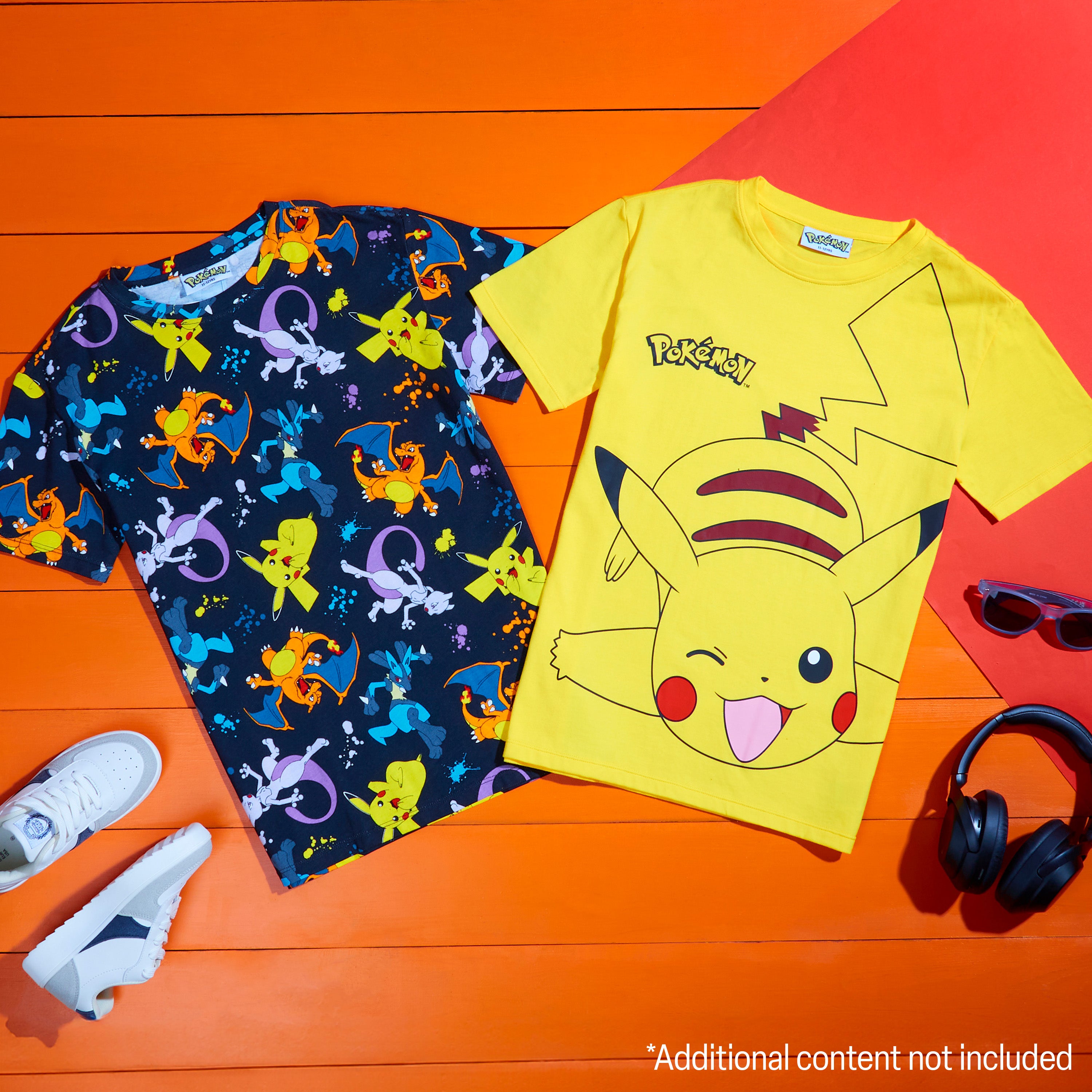 pok-mon-lot-2-t-shirts-gar-on-col-rond-coton image 2