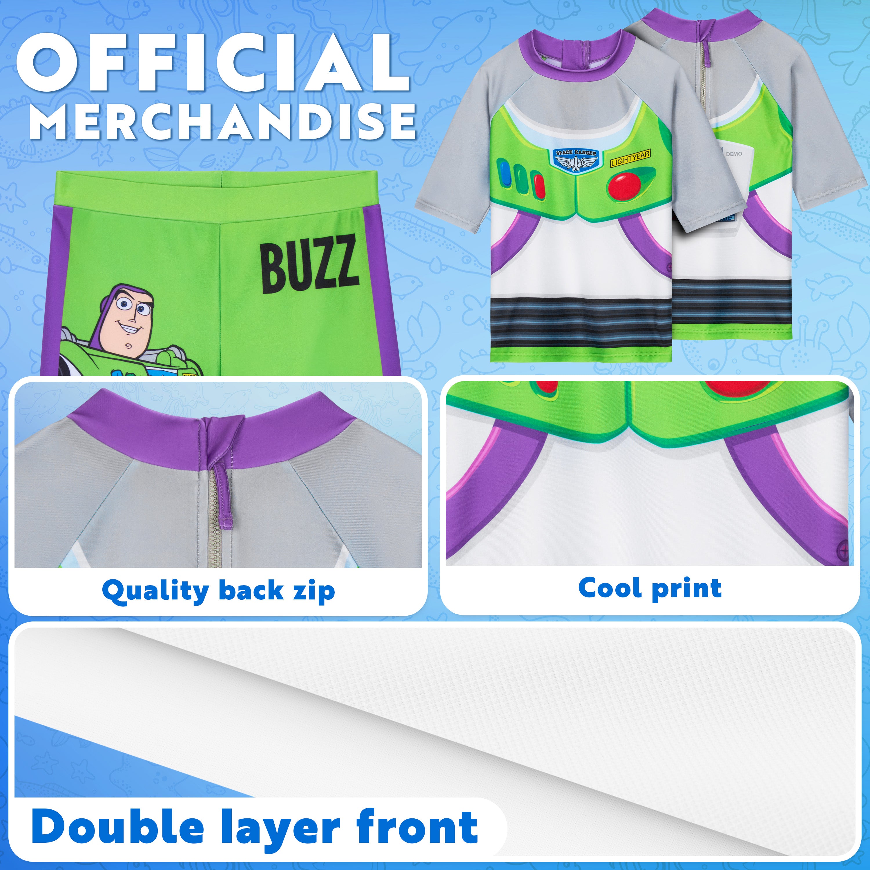buzz-l-clair-maillot-bain-gar-on-2-pi-ces-rash-guard image 4