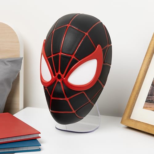 marvel-miles-morales-lampe-led-masque-spider-man-22-cm image 8