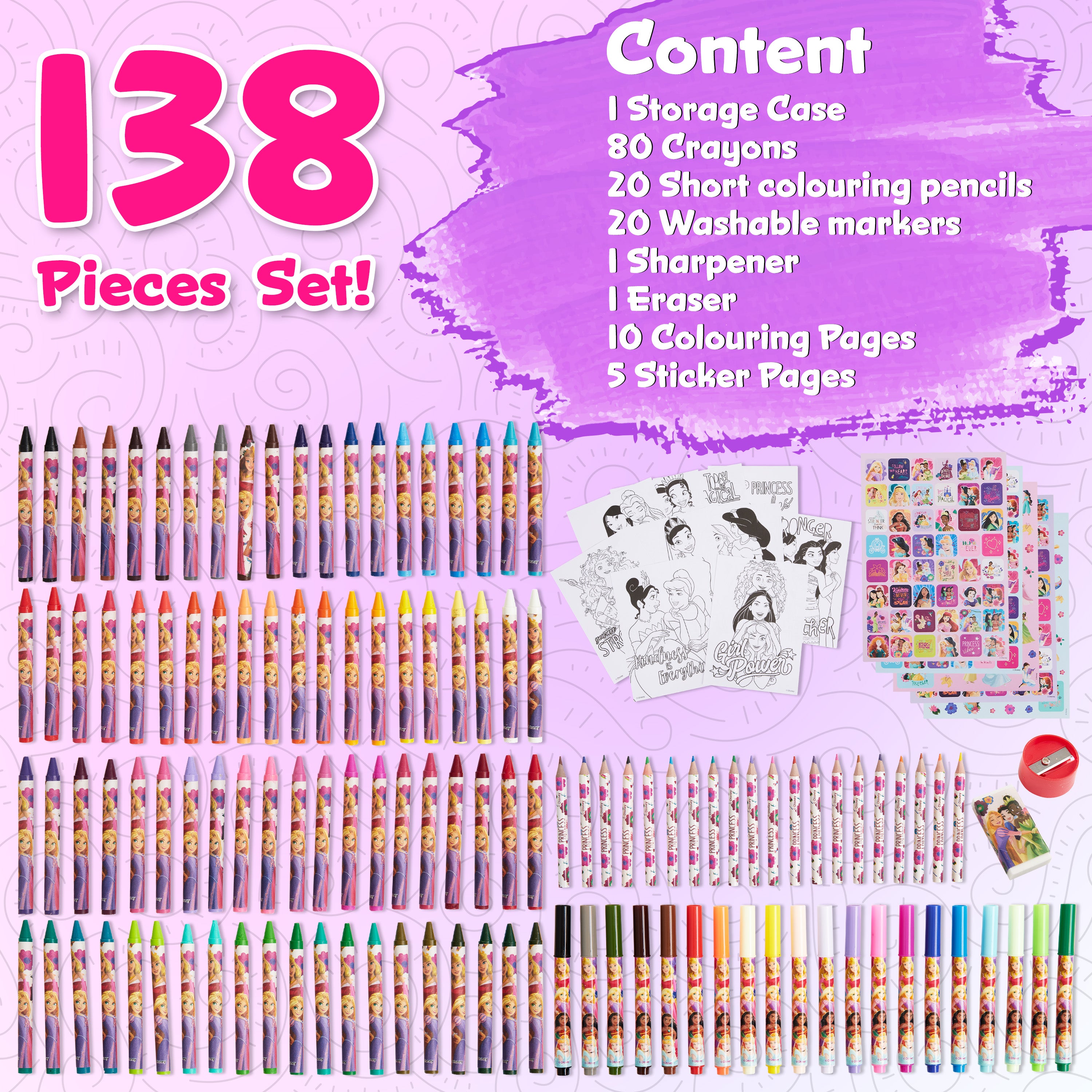 disney-princesses-coffret-dessin-enfant-130-pi-ces-mallette image 6