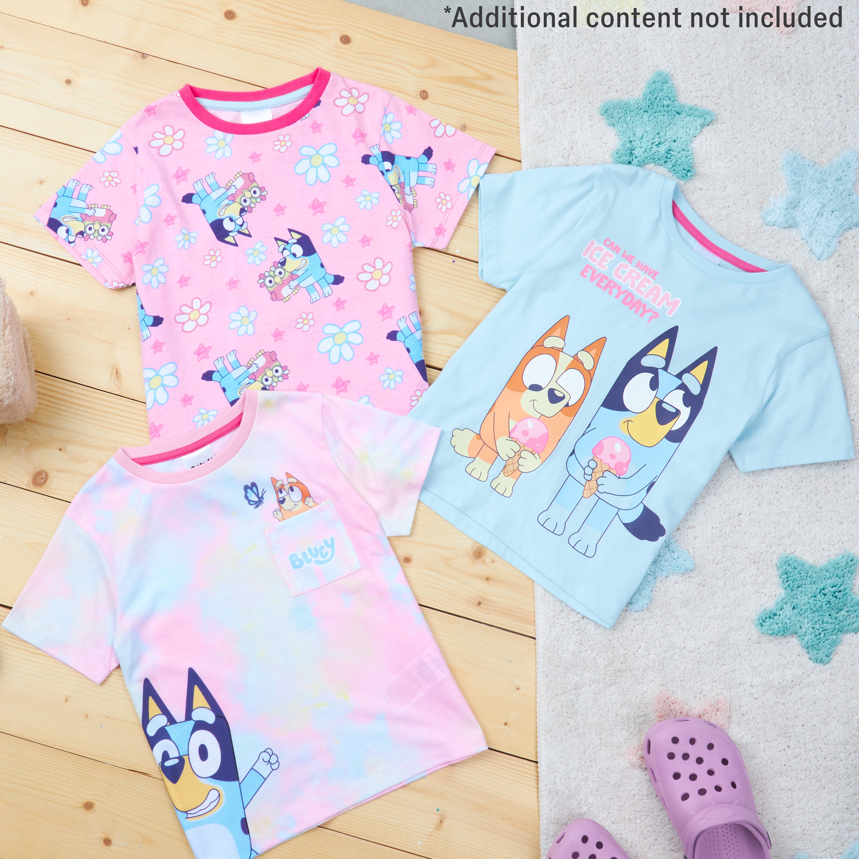 get-trend-men-bluey-lot-3-t-shirts-enfant-tailles-2-8-ans image 5