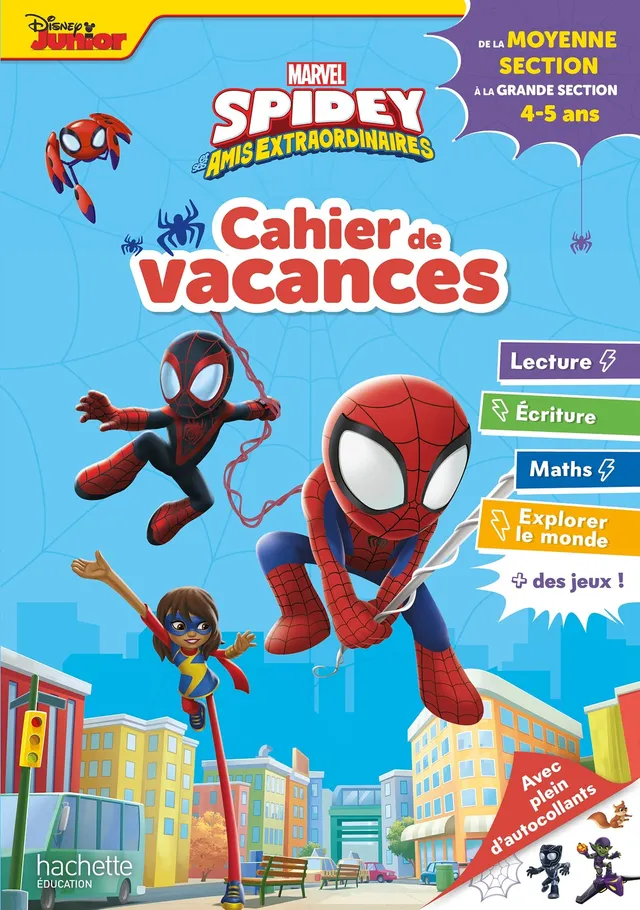 marvel-spidey-et-ses-amis-cahier-vacances-ms-gs-2026 image 1