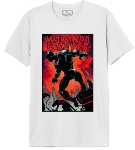 marvel-t-shirt-homme-noir-taille-l-coton-h-ros image 4