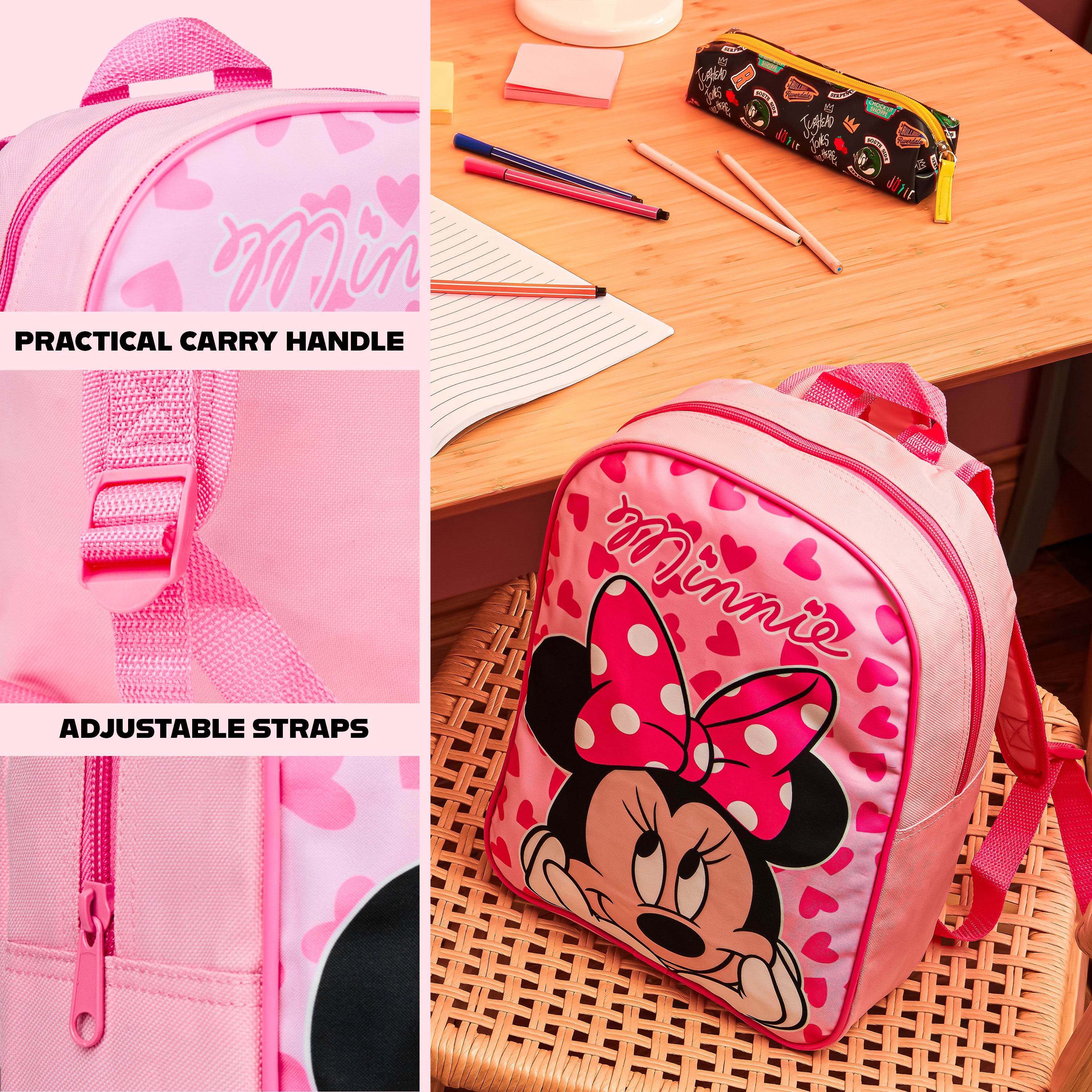 minnie-mouse-sac-dos-enfant-rose-3-9-ans-maternelle image 5