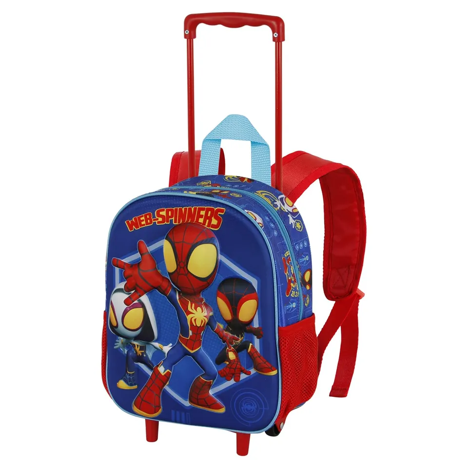 marvel-sac-dos-3d-roulettes-petit-bleu-spinners image 1