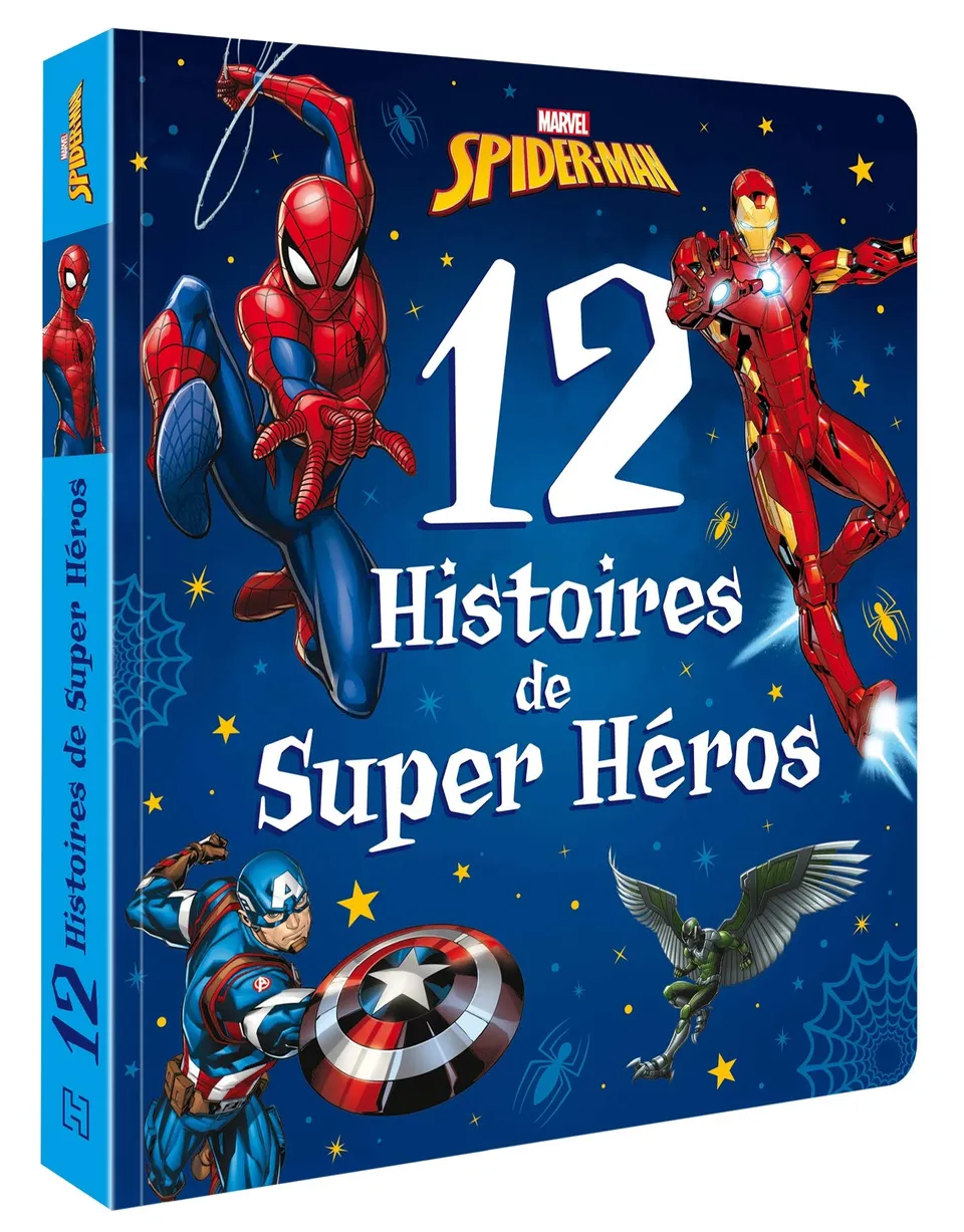 marvel-spider-man-12-histoires-de-super-h-ros-livre-enfant image 1