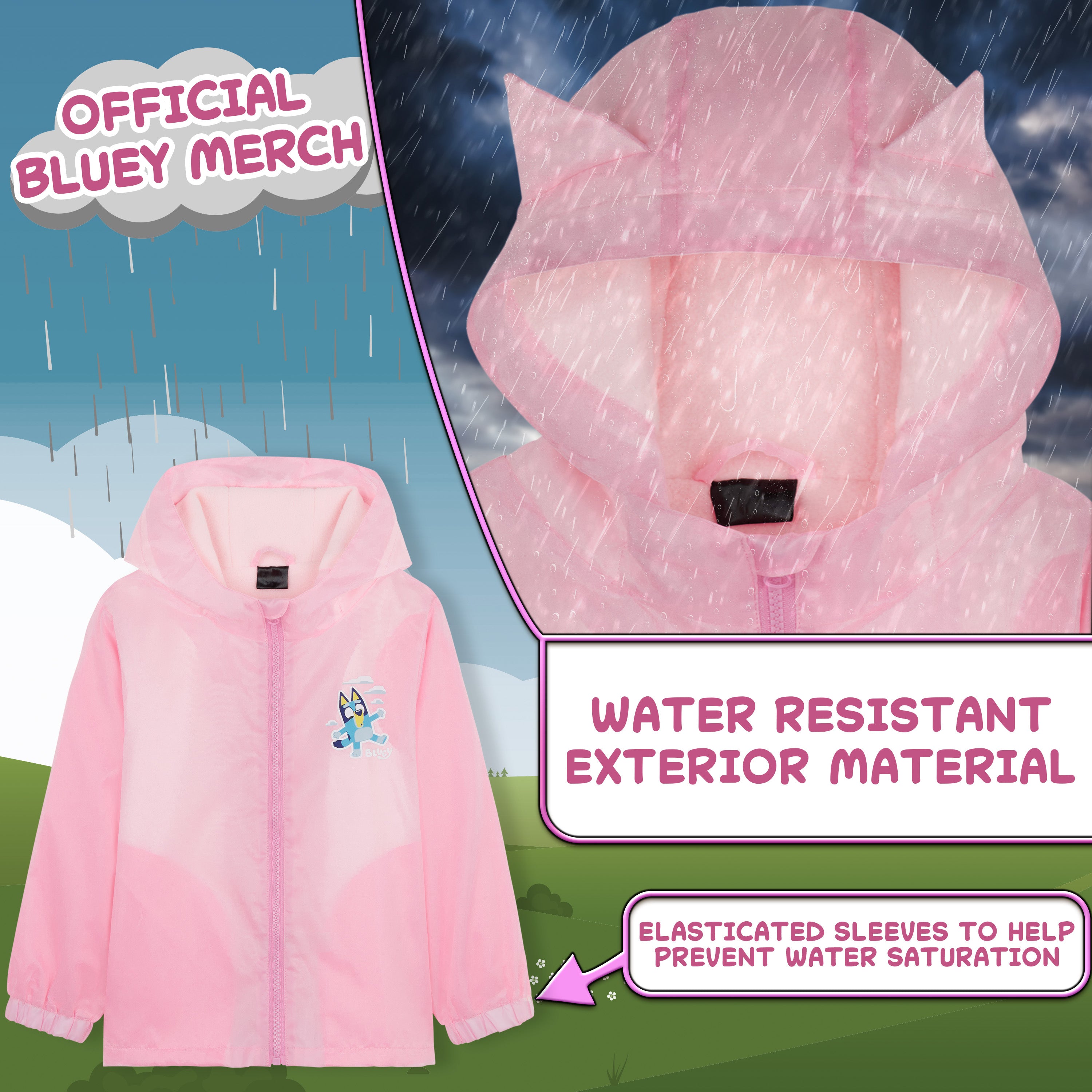 bluey-imperm-able-fille-capuche-doubl-polaire-zip image 3