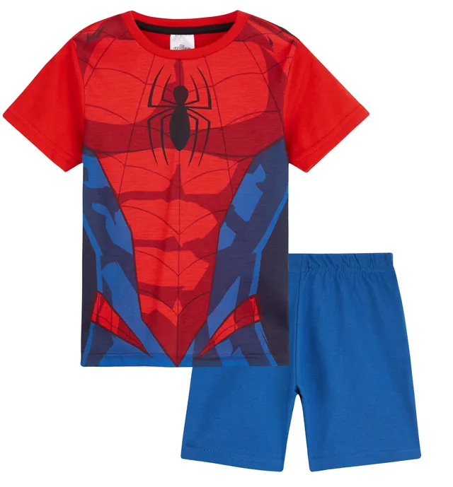 marvel-spiderman-pyjama-gar-on-short-coton-5-6-ans image 1
