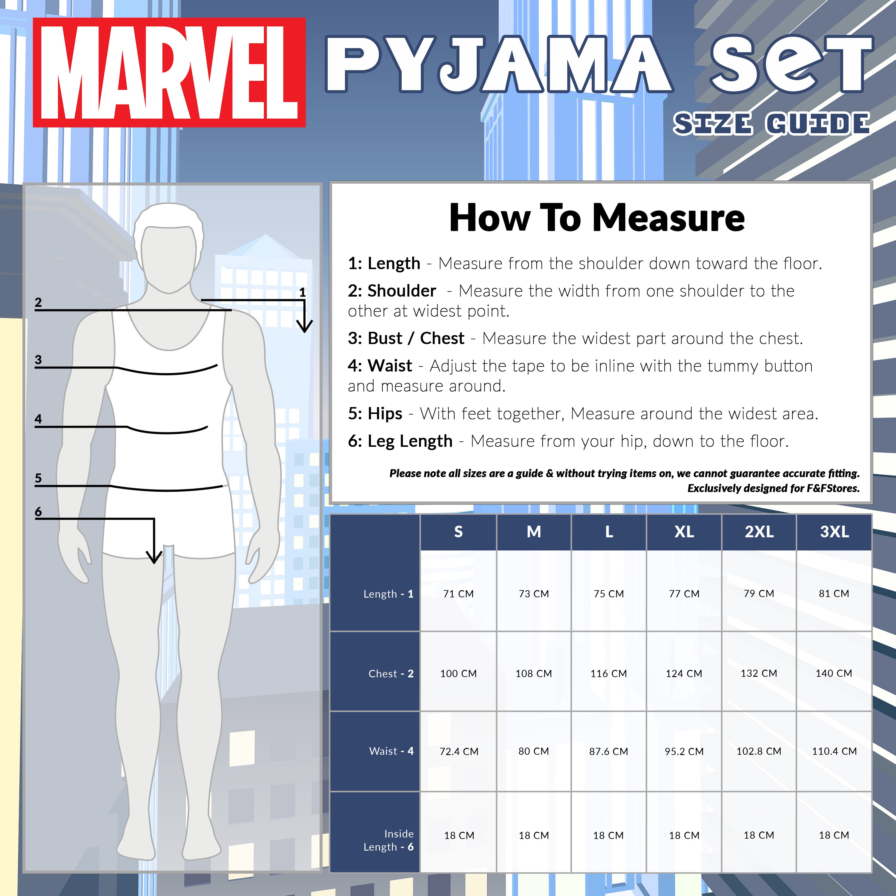 get-trend-men-pyjama-avengers-homme-manches-courtes-taille-l image 6