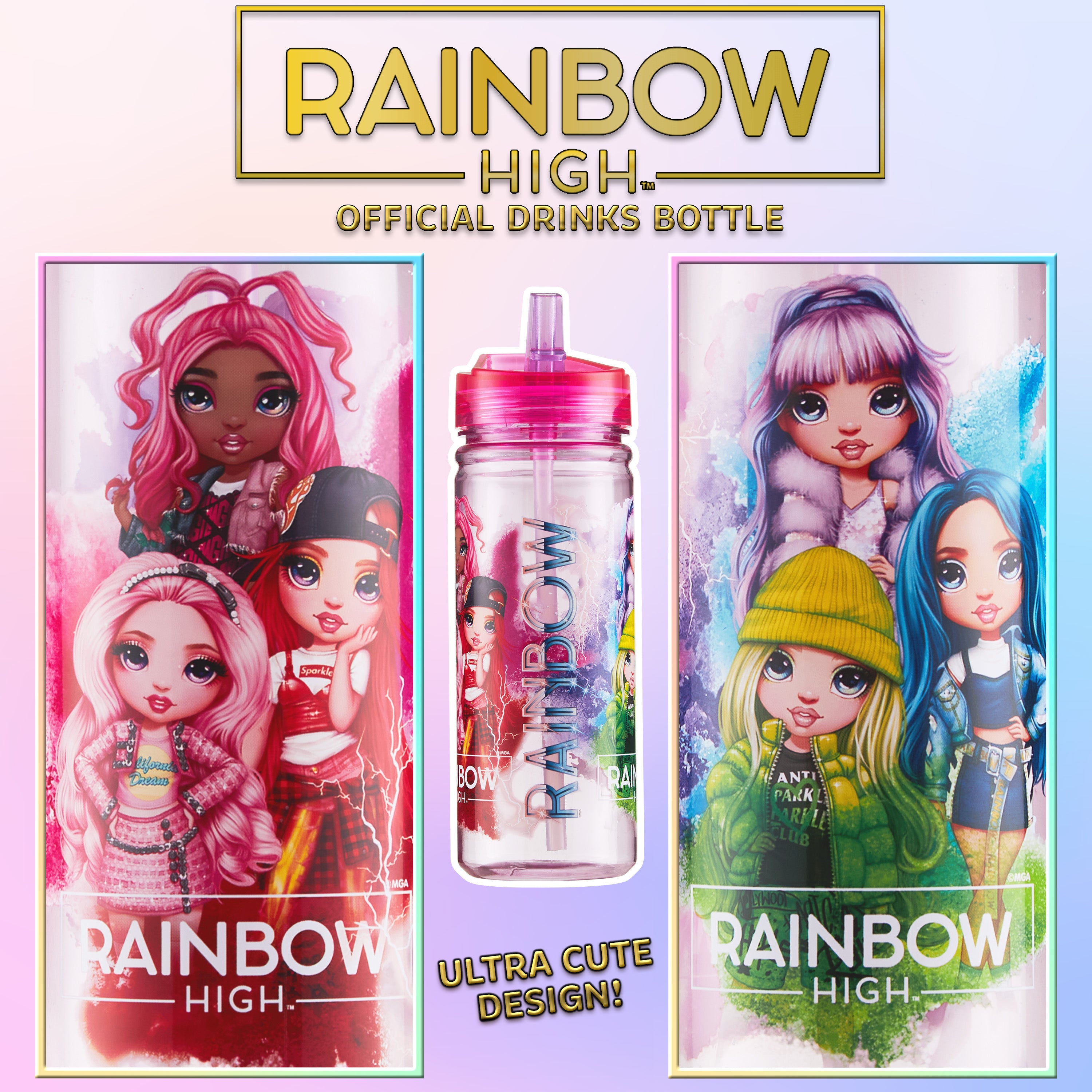 rainbow-high-gourde-paille-fille-580-ml-sans-bpa image 4