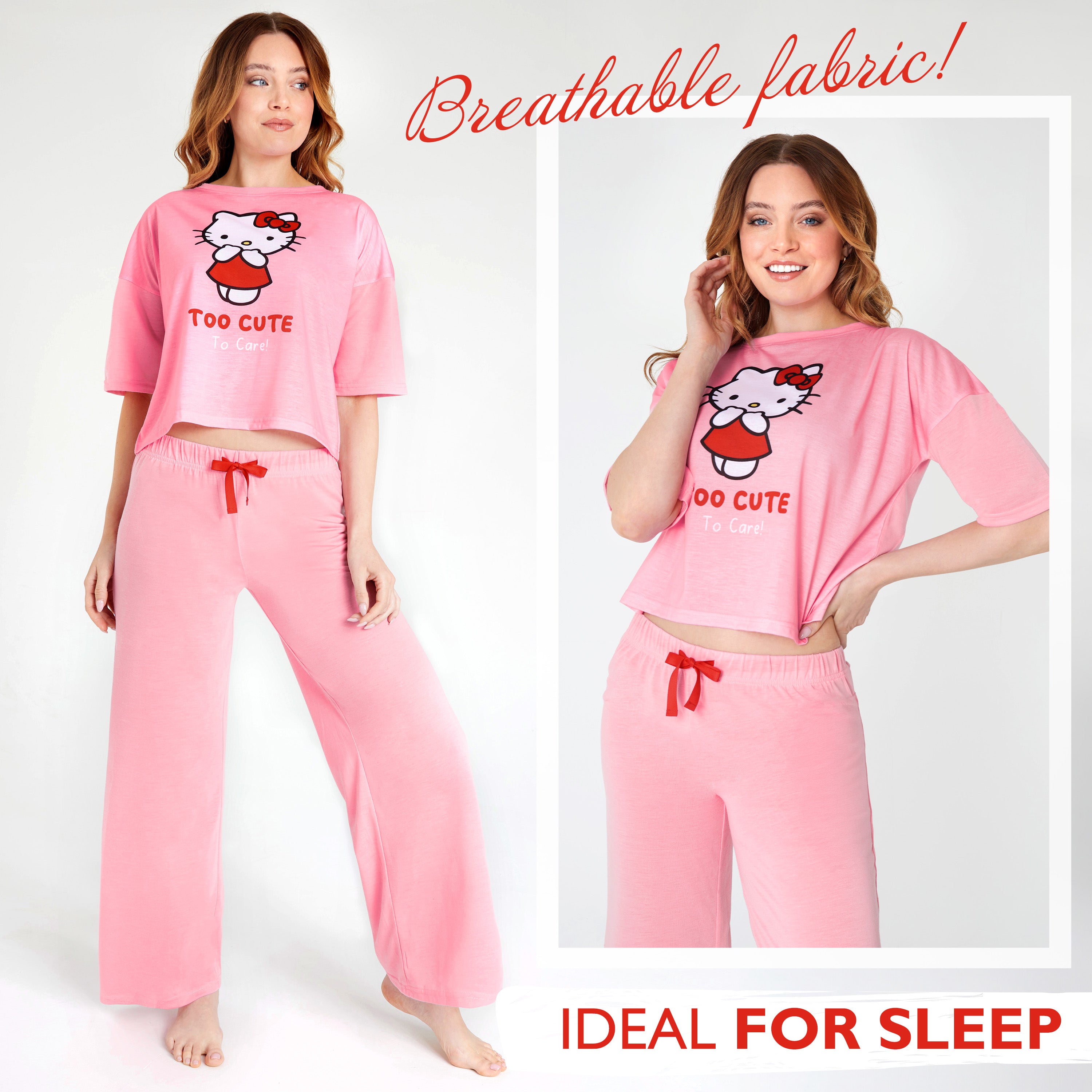 hello-kitty-pyjama-femme-2-pi-ces-doux-motif-kawaii image 4