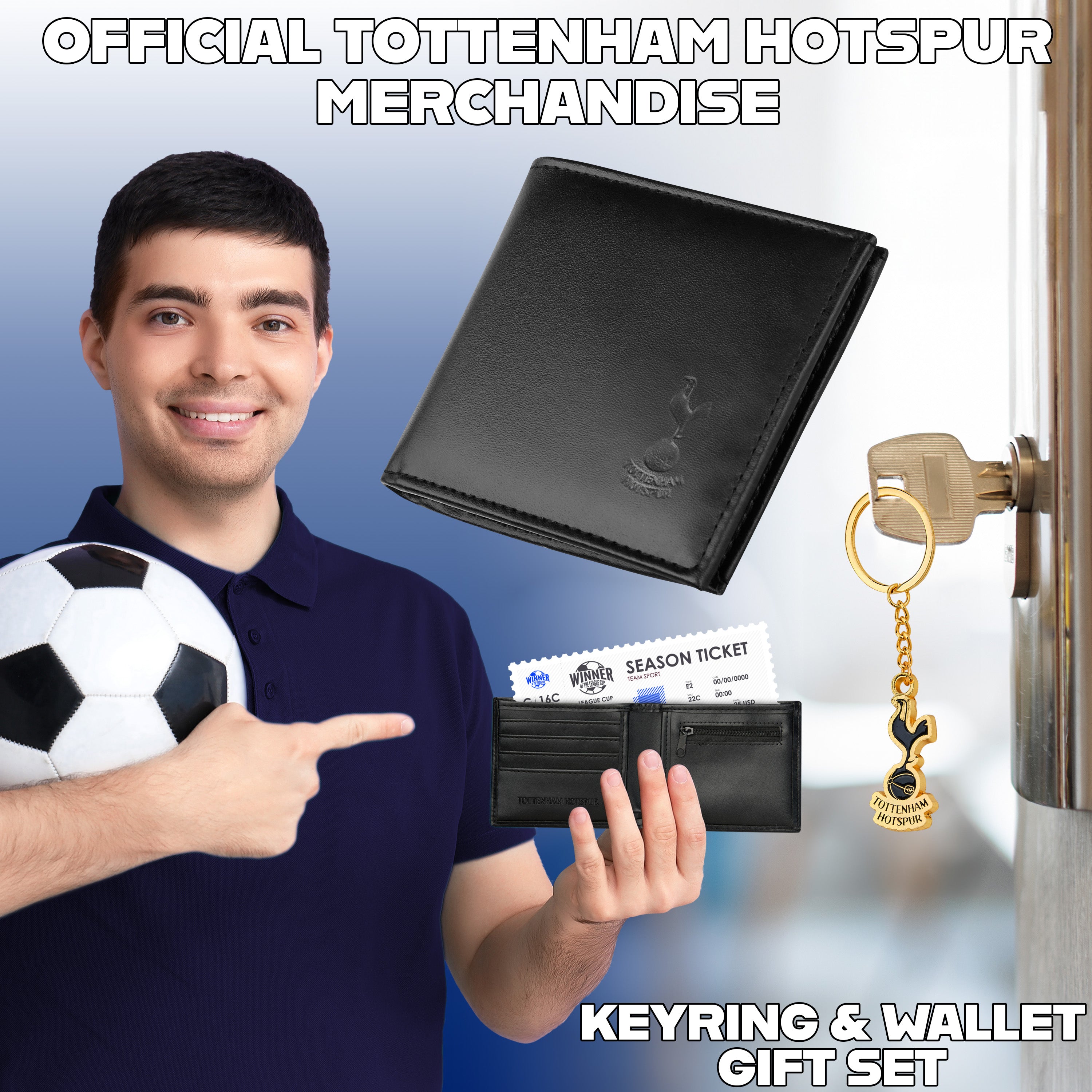 tottenham-hotspur-portefeuille-homme-porte-cl-s-spurs image 3