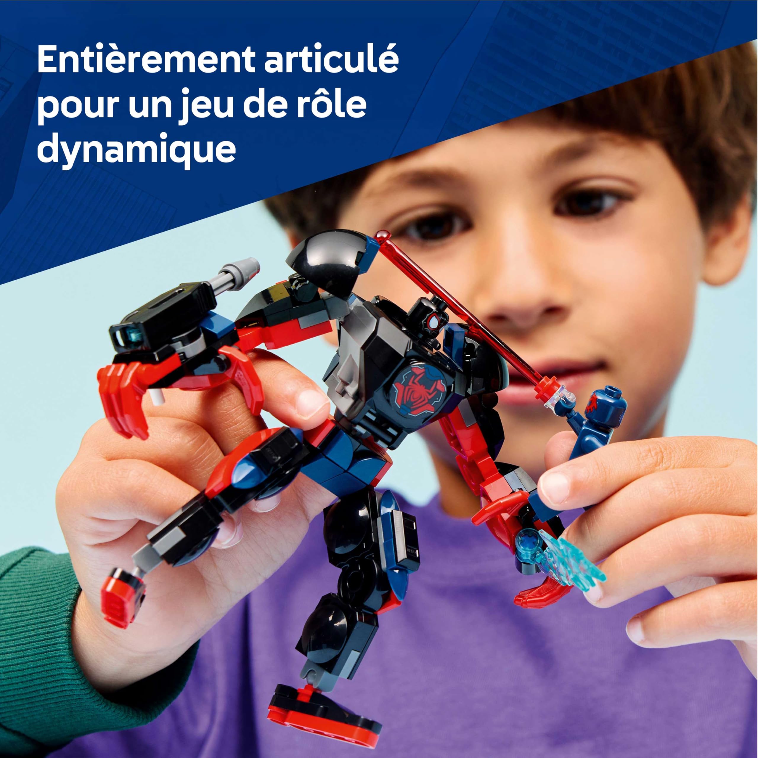 lego-marvel-76337-robot-miles-morales-vs-spider-man-2099 image 4