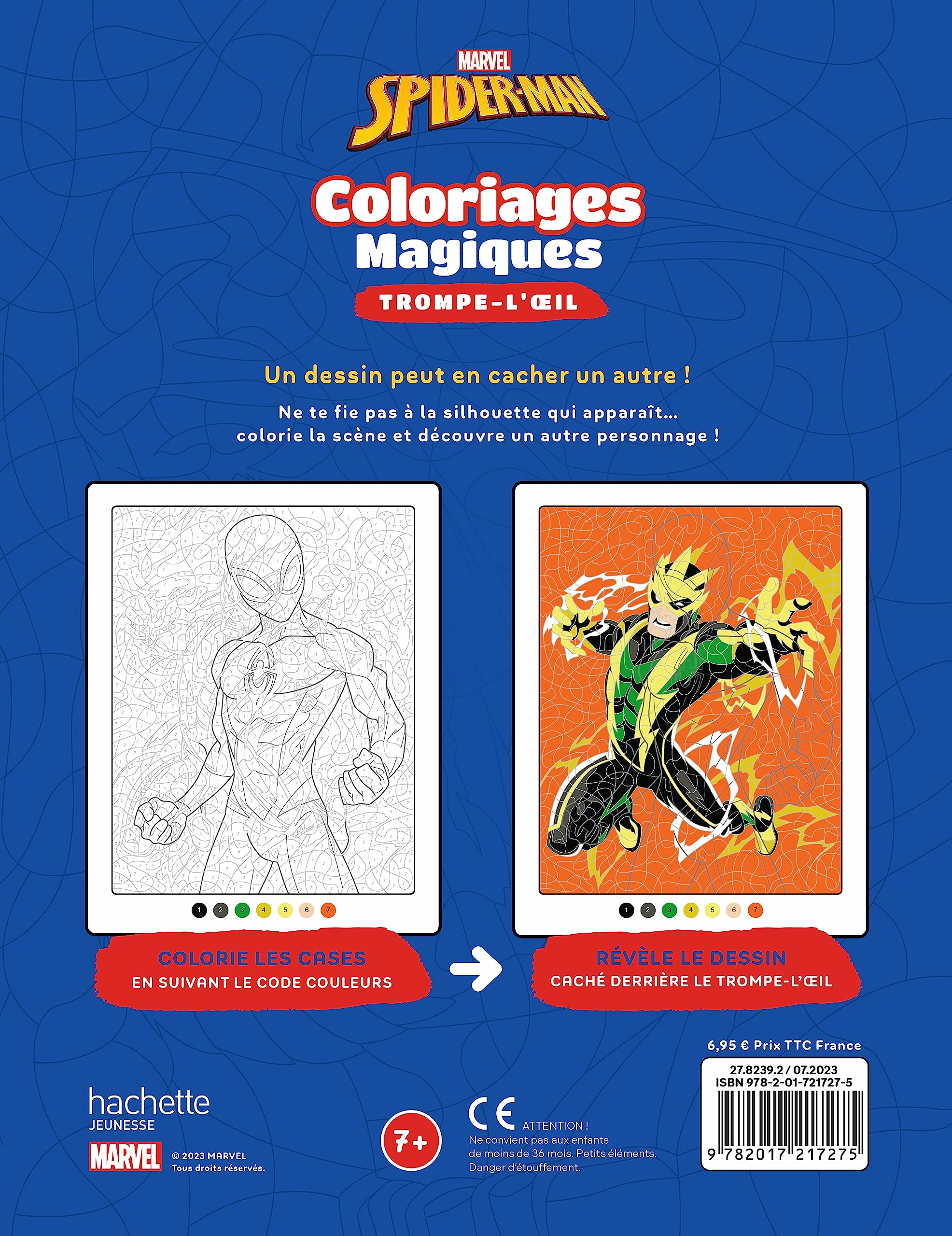 marvel-spider-man-coloriages-magiques-h-ros-vilains-livre-7 image 2