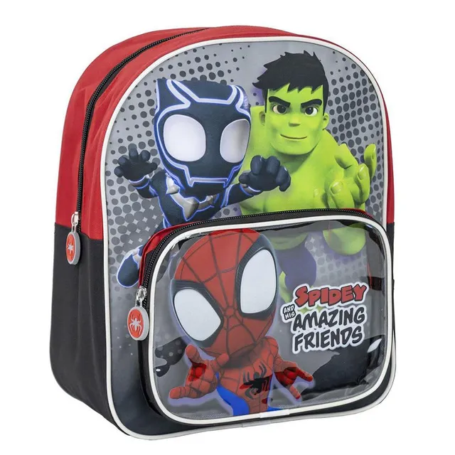 marvel-spidey-sac-dos-enfant-rouge-polyester-25x30-cm image 1