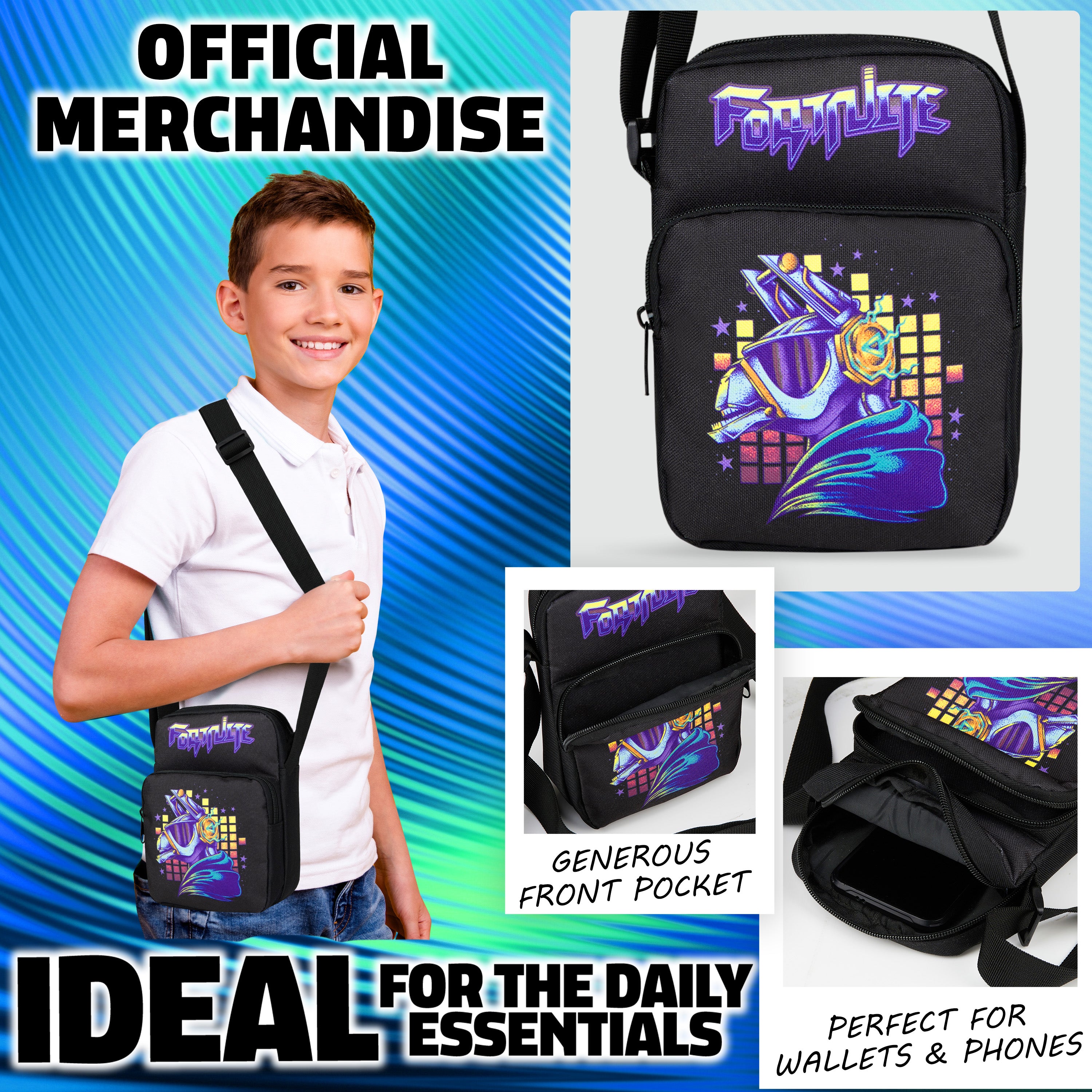 fortnite-sac-bandouli-re-gar-on-crossbody-voyage-noir image 3