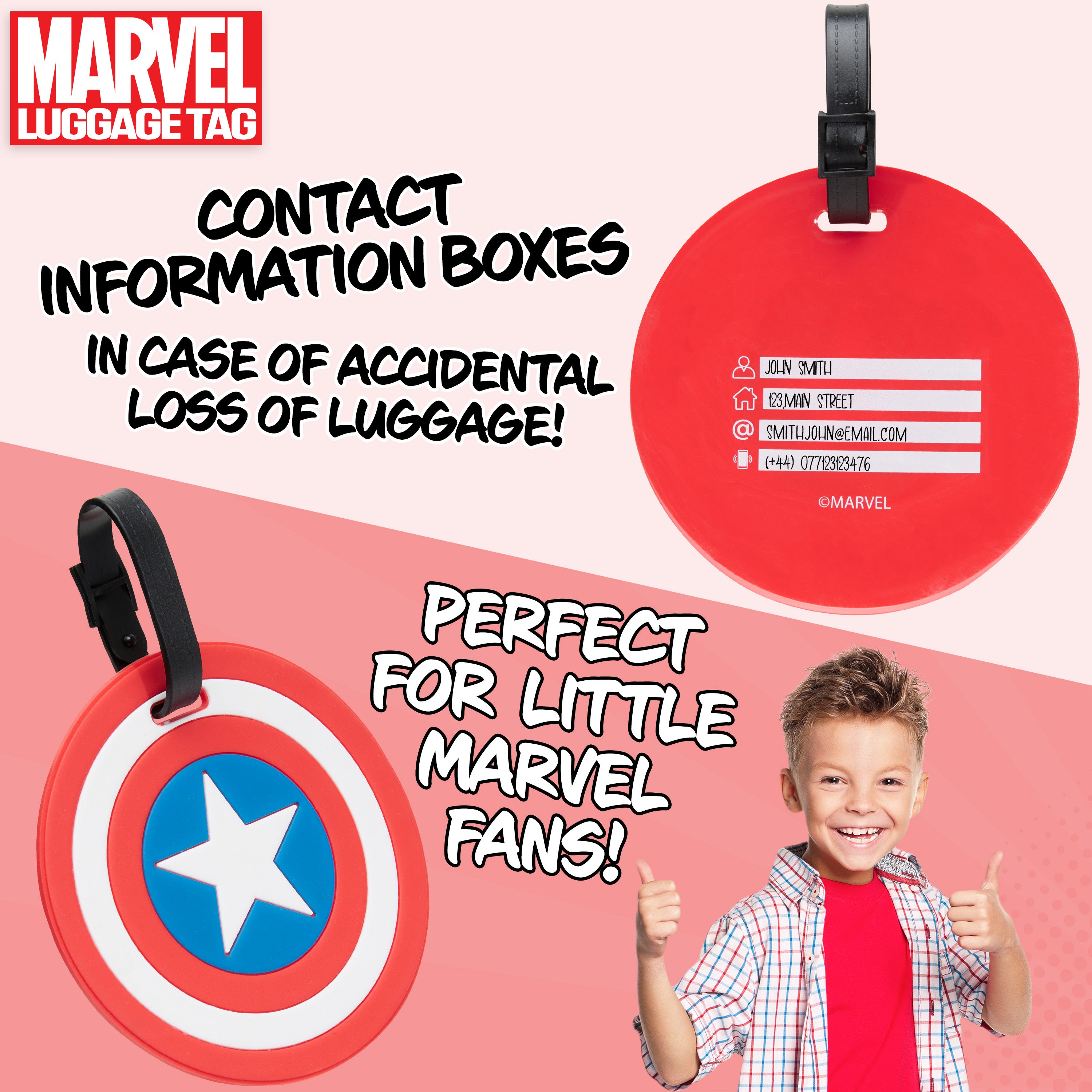 marvel-captain-america-tiquette-valise-pvc-rouge-adresse-voyage image 3