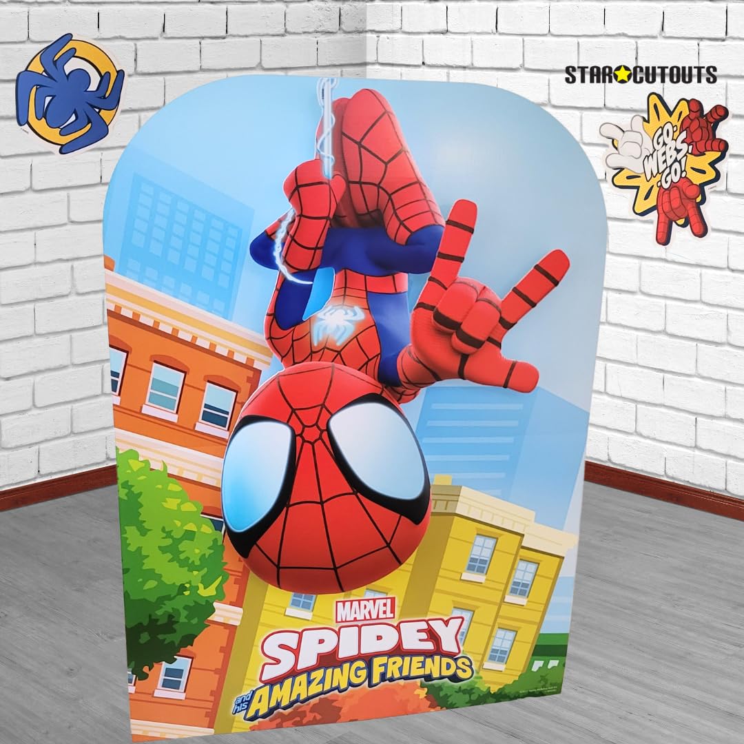 marvel-legends-sc4321-d-cor-carton-3d-spidey-spider-anniversaire image 5