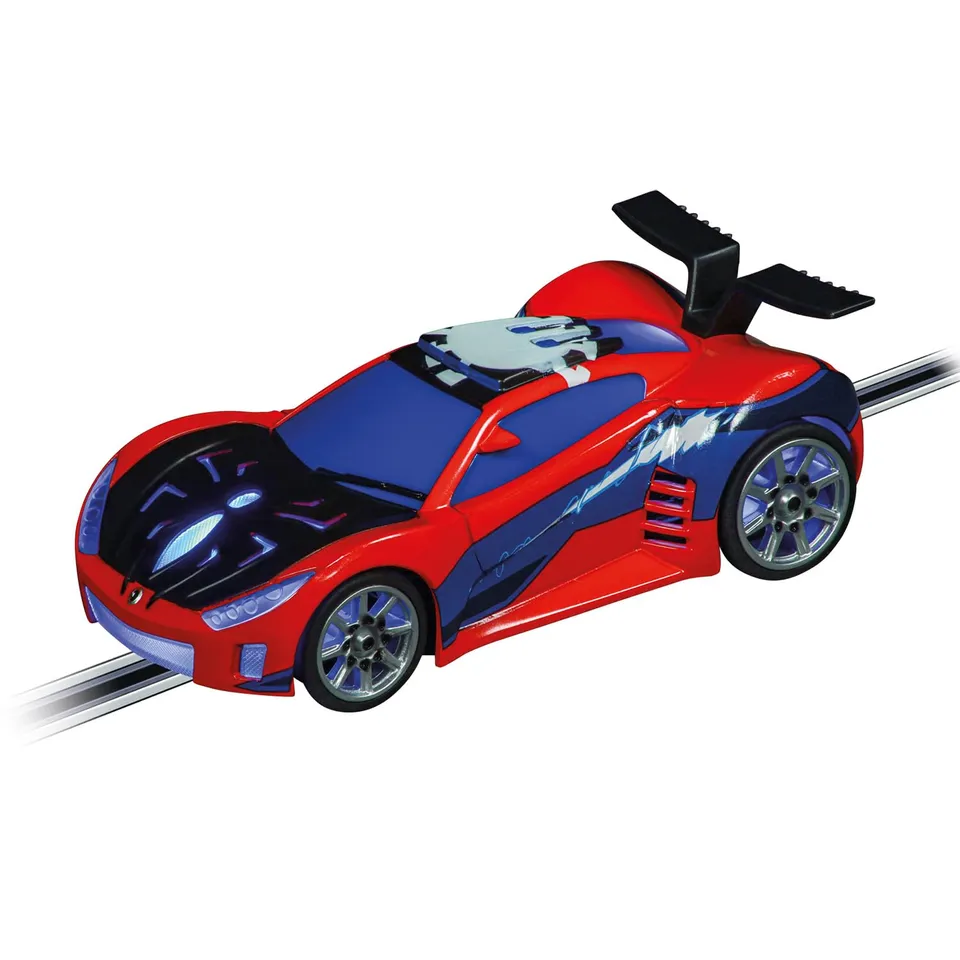 carrera-spider-man-speed-shifter-voiture-bleue image 1