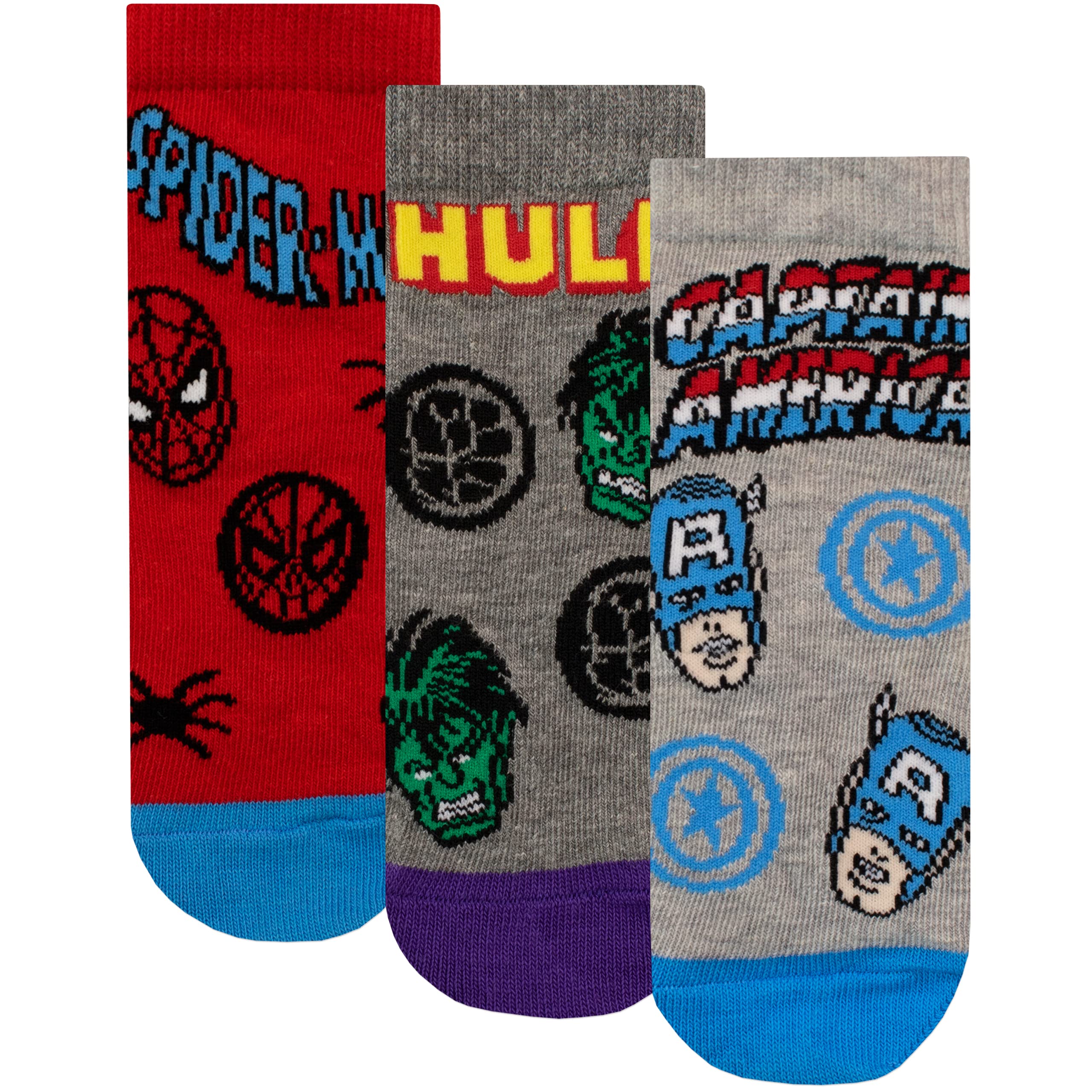 marvel-chaussettes-enfant-avengers-lot-de-3-cheville image 1