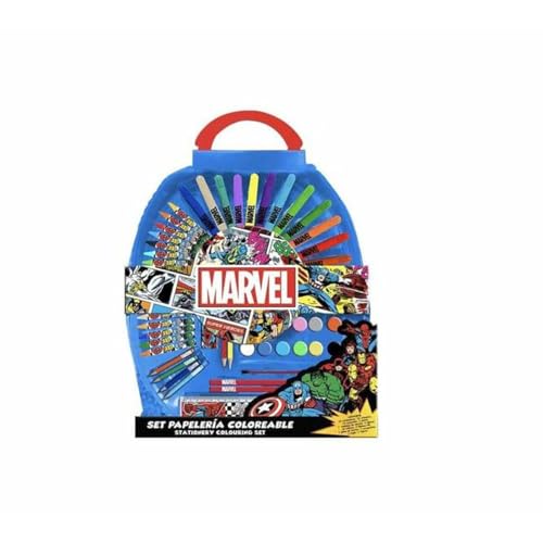 marvel-avengers-kit-papeterie-enfant-50-pi-ces-coloriage image 3
