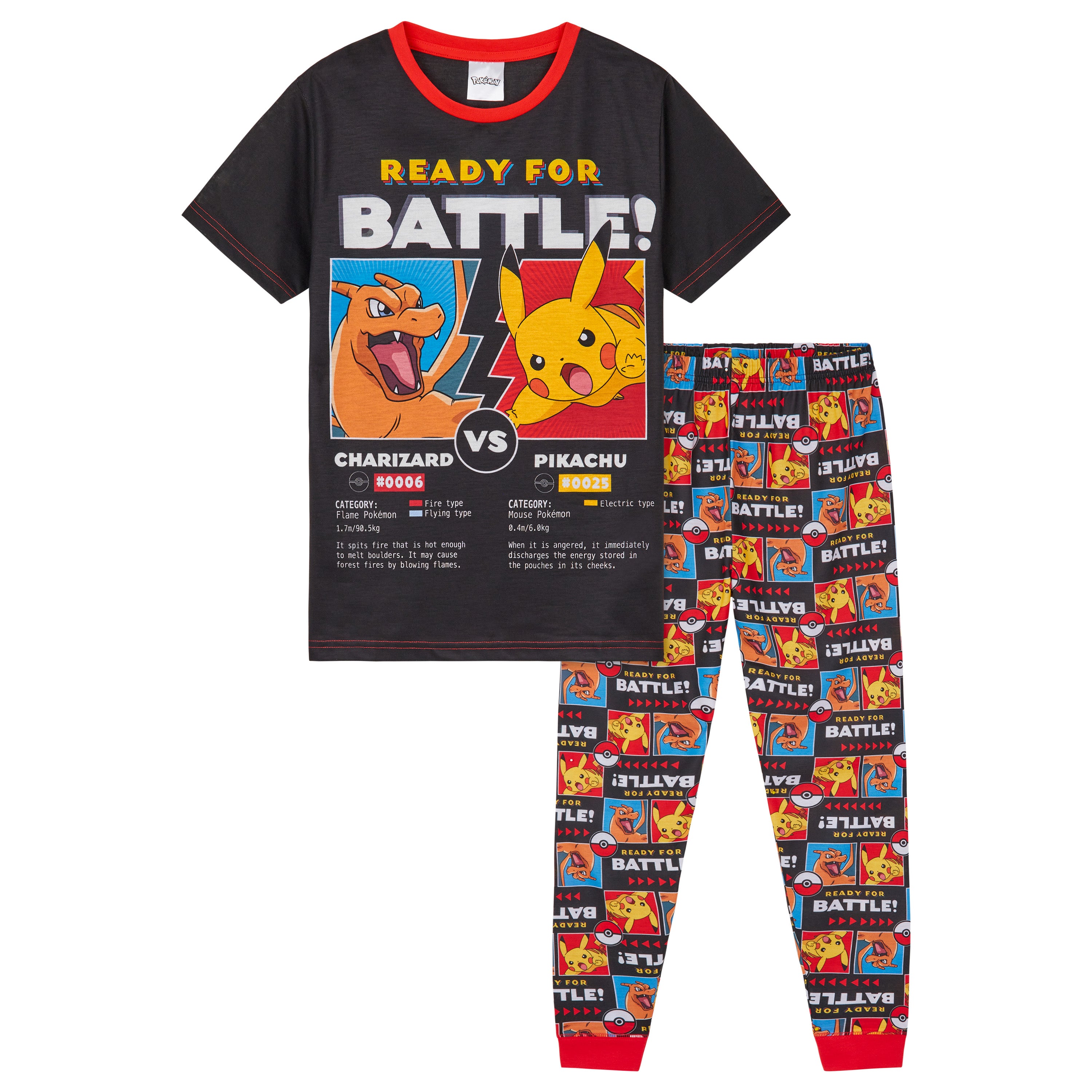 get-trend-boys-pok-mon-aop-pyjama-gar-on-coton-2-pi-ces image 1