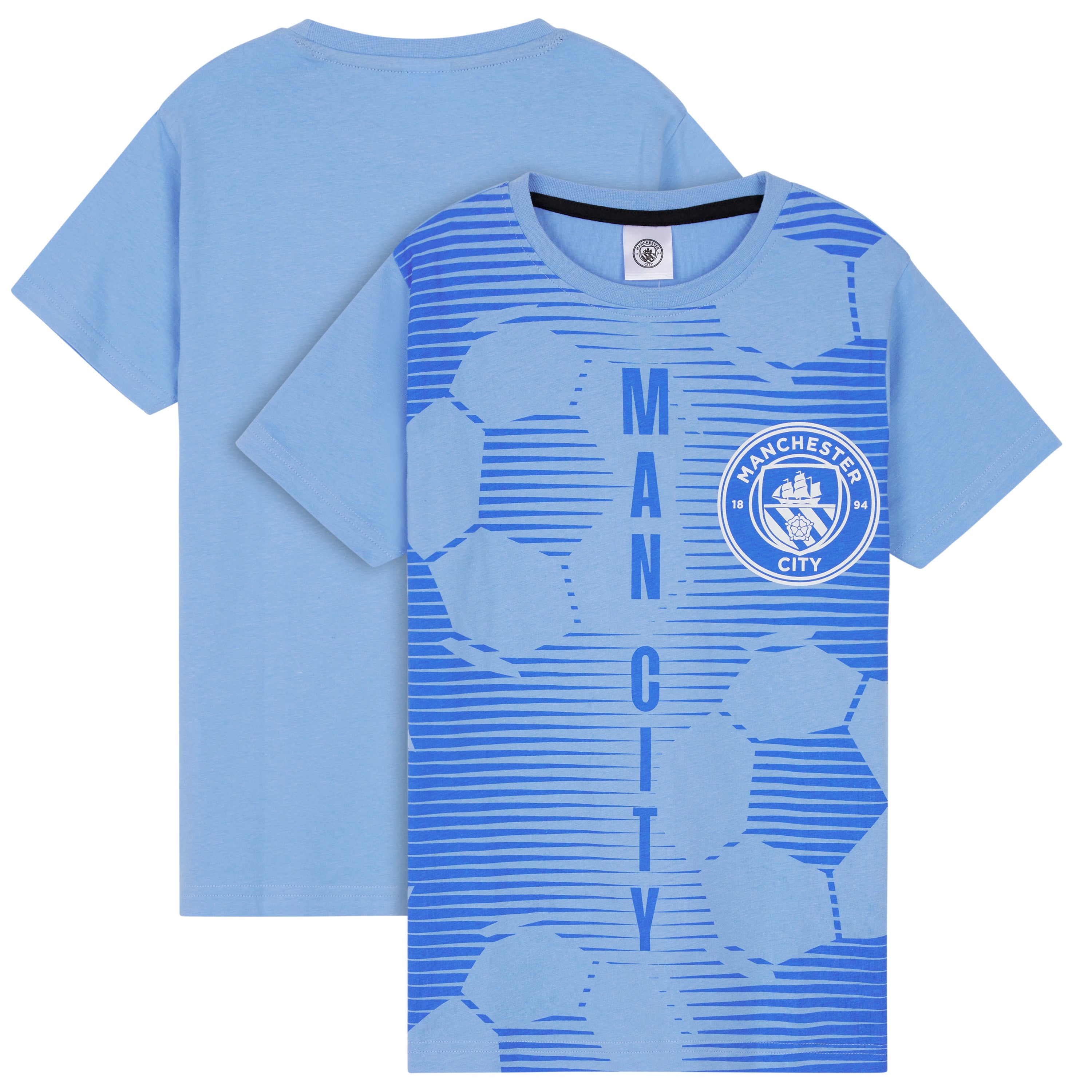 manchester-city-pyjama-gar-on-coton-2-pi-ces-bleu-7-8-ans image 3