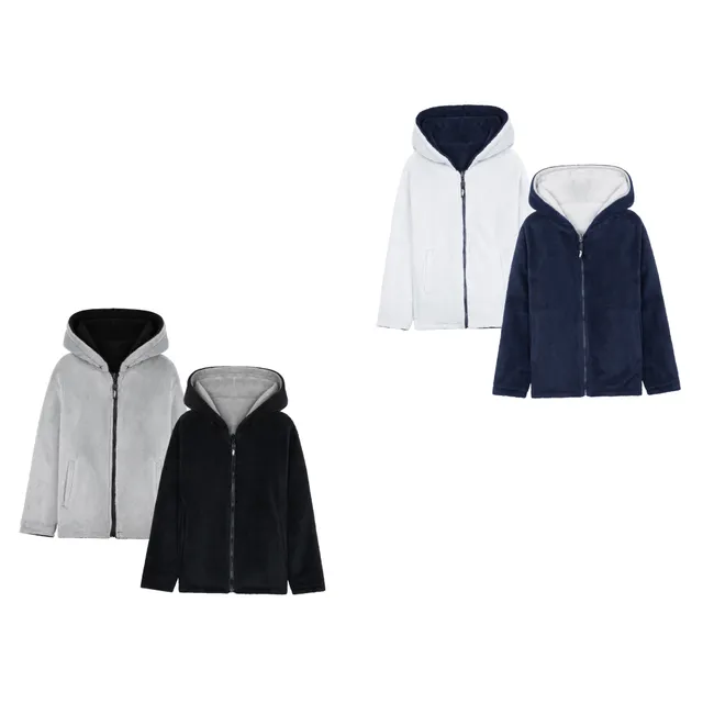 citycomfort-men-sweat-polaire-r-versible-zipp-marine image 1