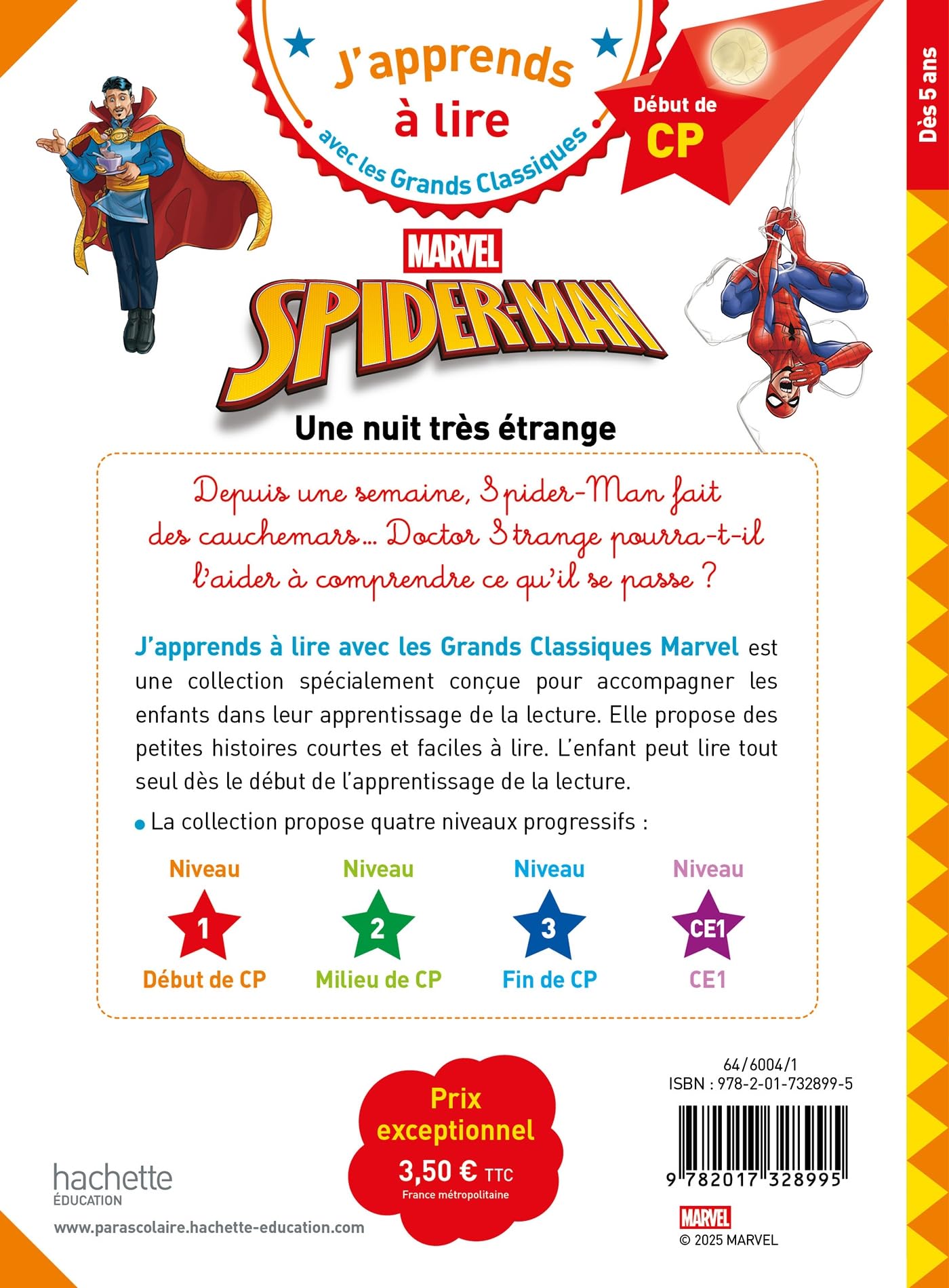 marvel-spider-man-une-nuit-tr-s-trange-livre-cp-niveau-1 image 2