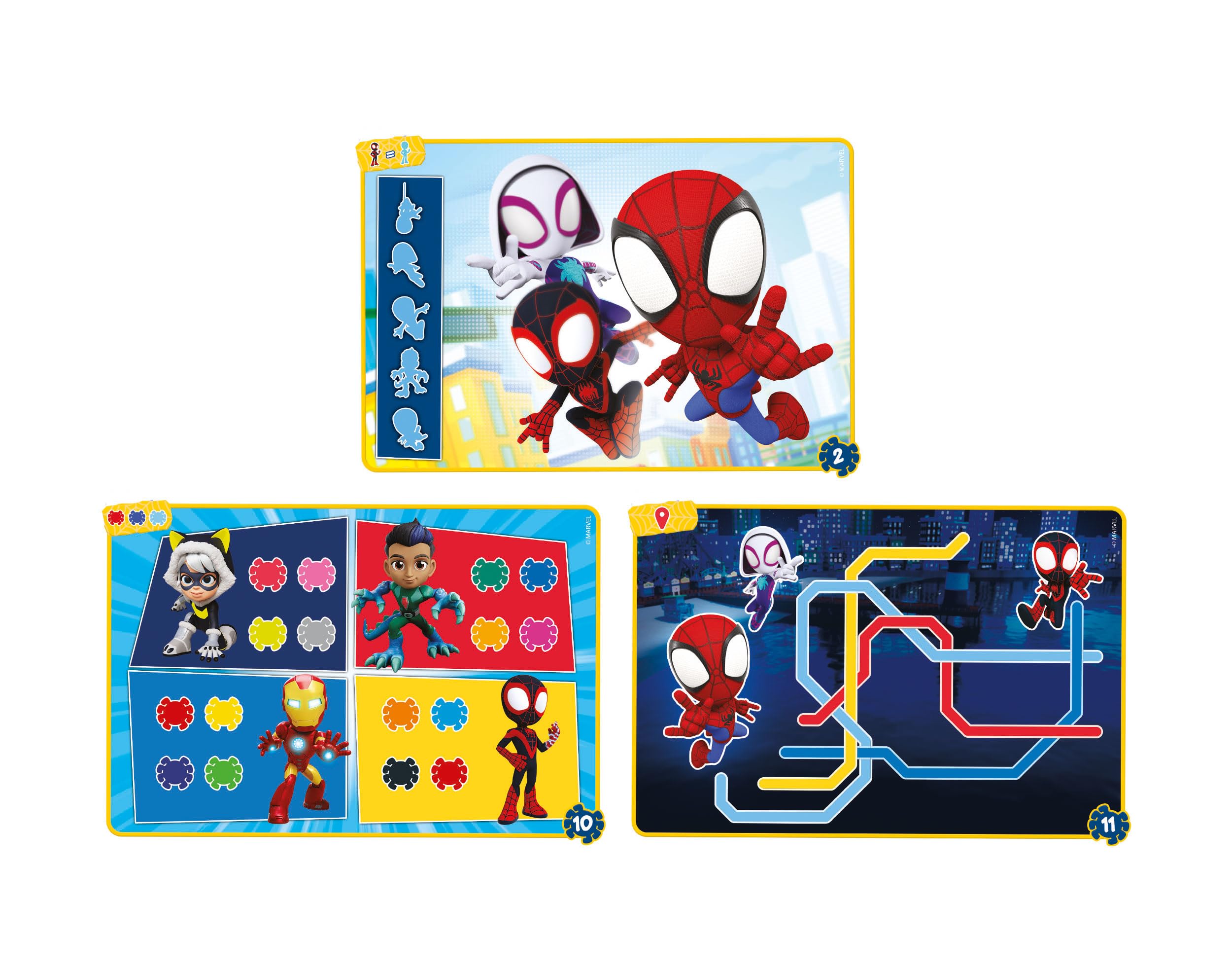 marvel-spidey-quiz-travel-jeu-ducatif-4-ans-clementoni image 4