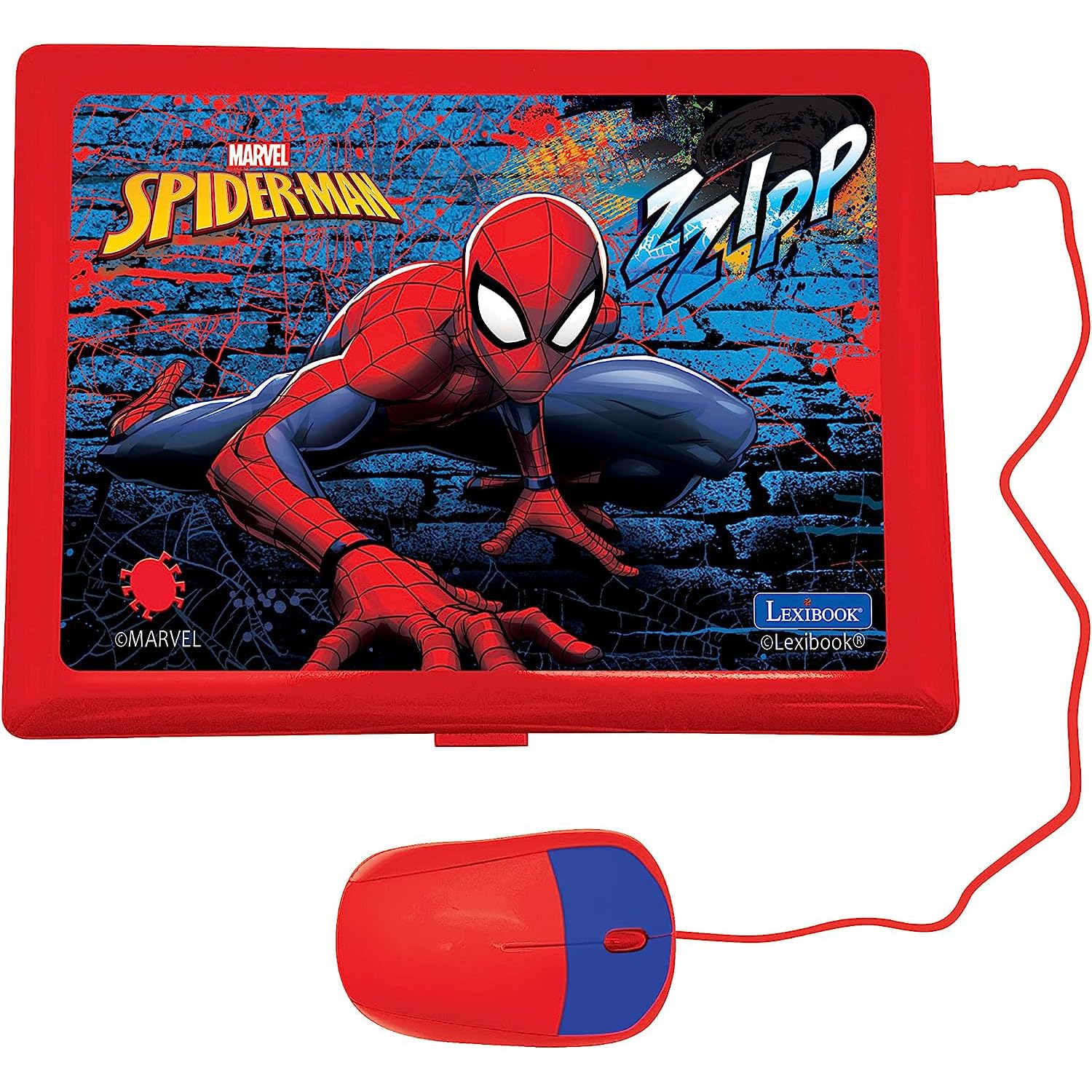 marvel-lexibook-spider-man-jc598spi5-ordinateur-portable-ducatif image 2