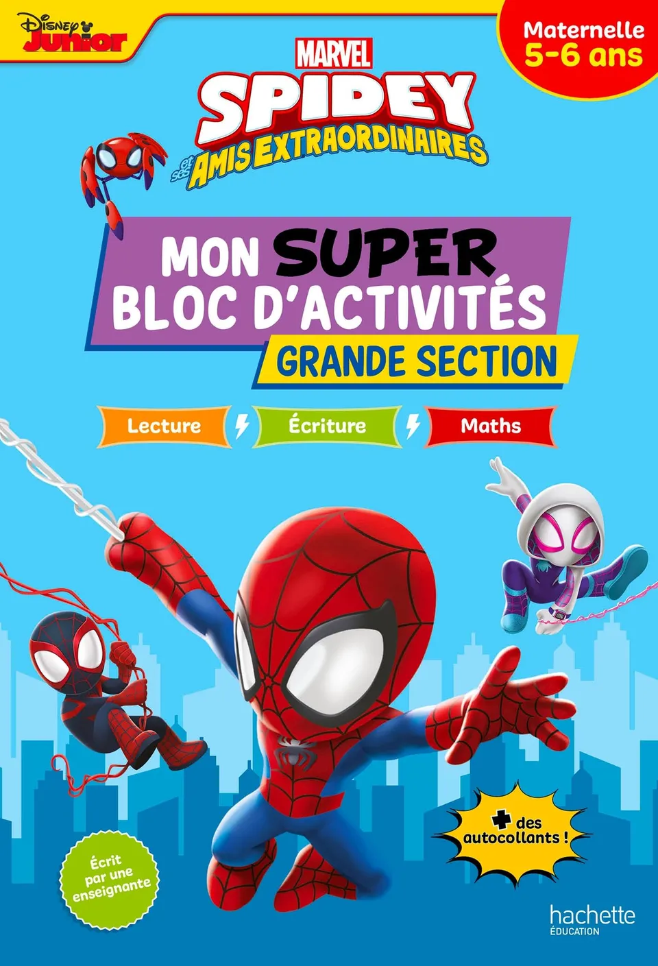 marvel-spidey-et-ses-amis-bloc-activit-s-grande-section-5-6-ans image 1