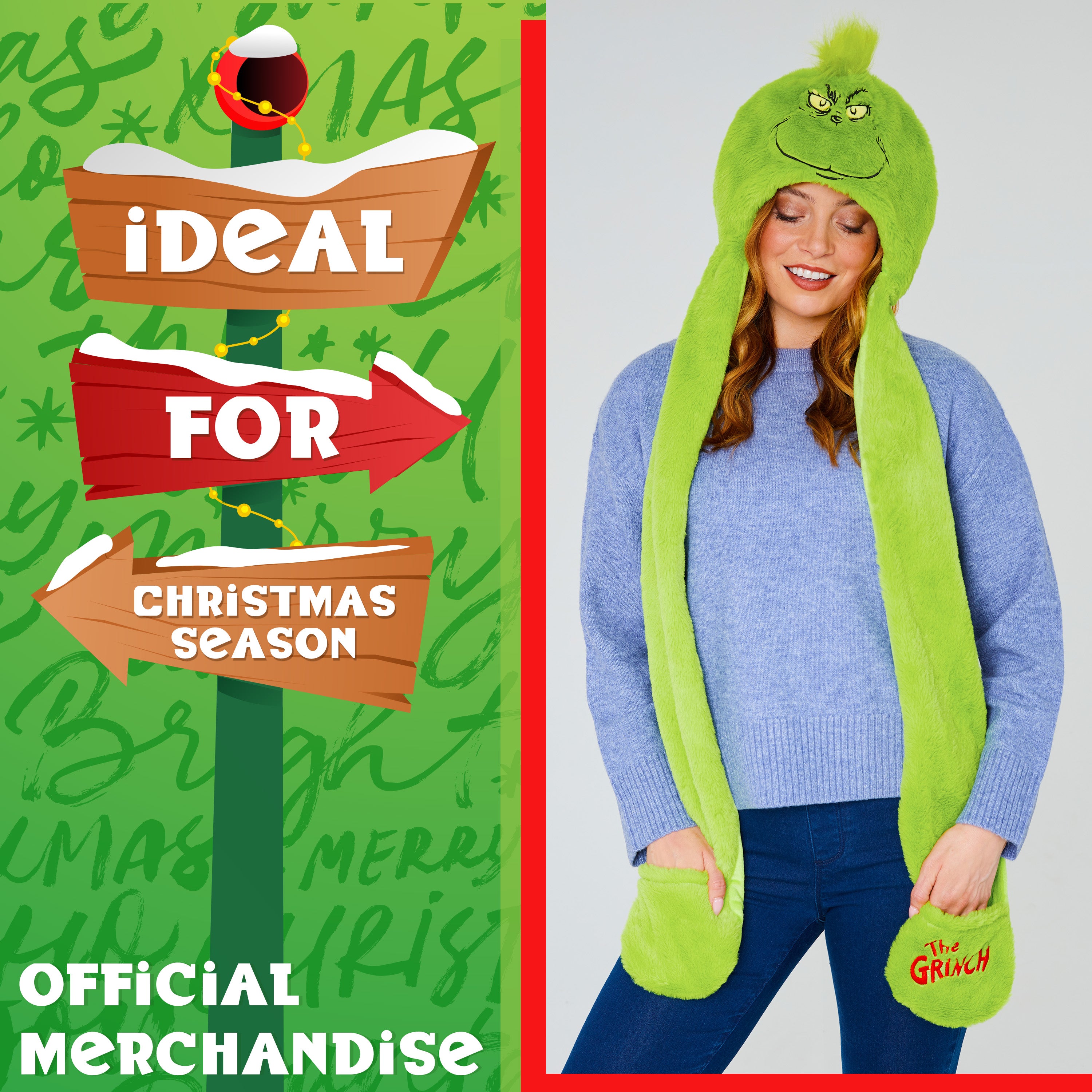 grinch-bonnet-charpe-gants-femme-ensemble-hiver image 5