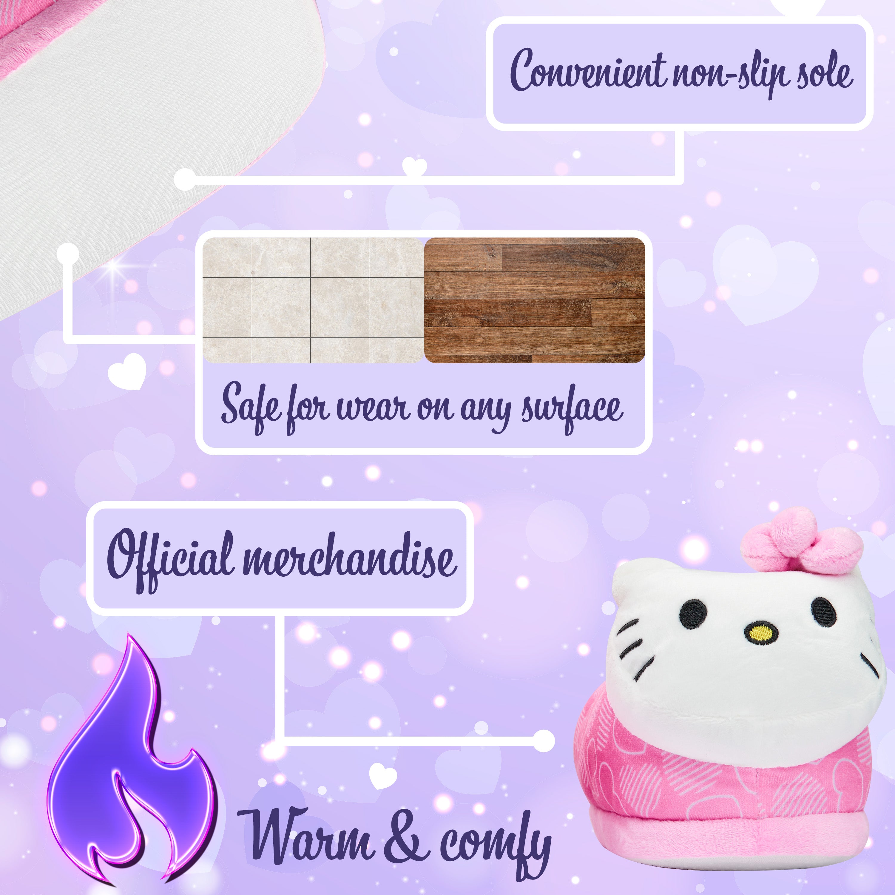 hello-kitty-chaussons-3d-peluche-fille-kawaii image 4