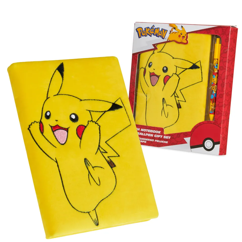 pok-mon-carnet-stylo-set-papeterie-notebook-ballpen-pikachu image 1