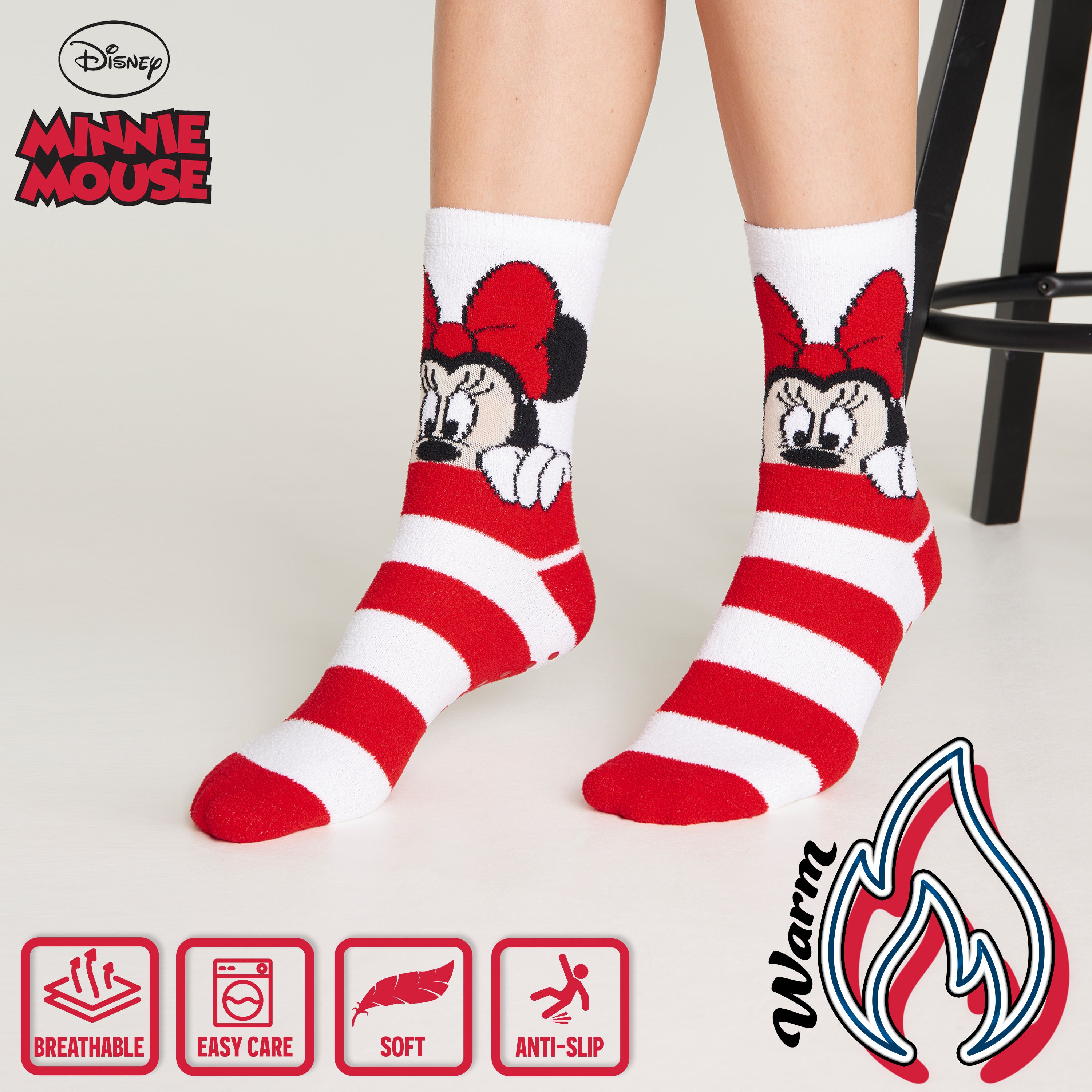 disney-mickey-chaussettes-pilou-femme-antid-rapantes-lot-2 image 5