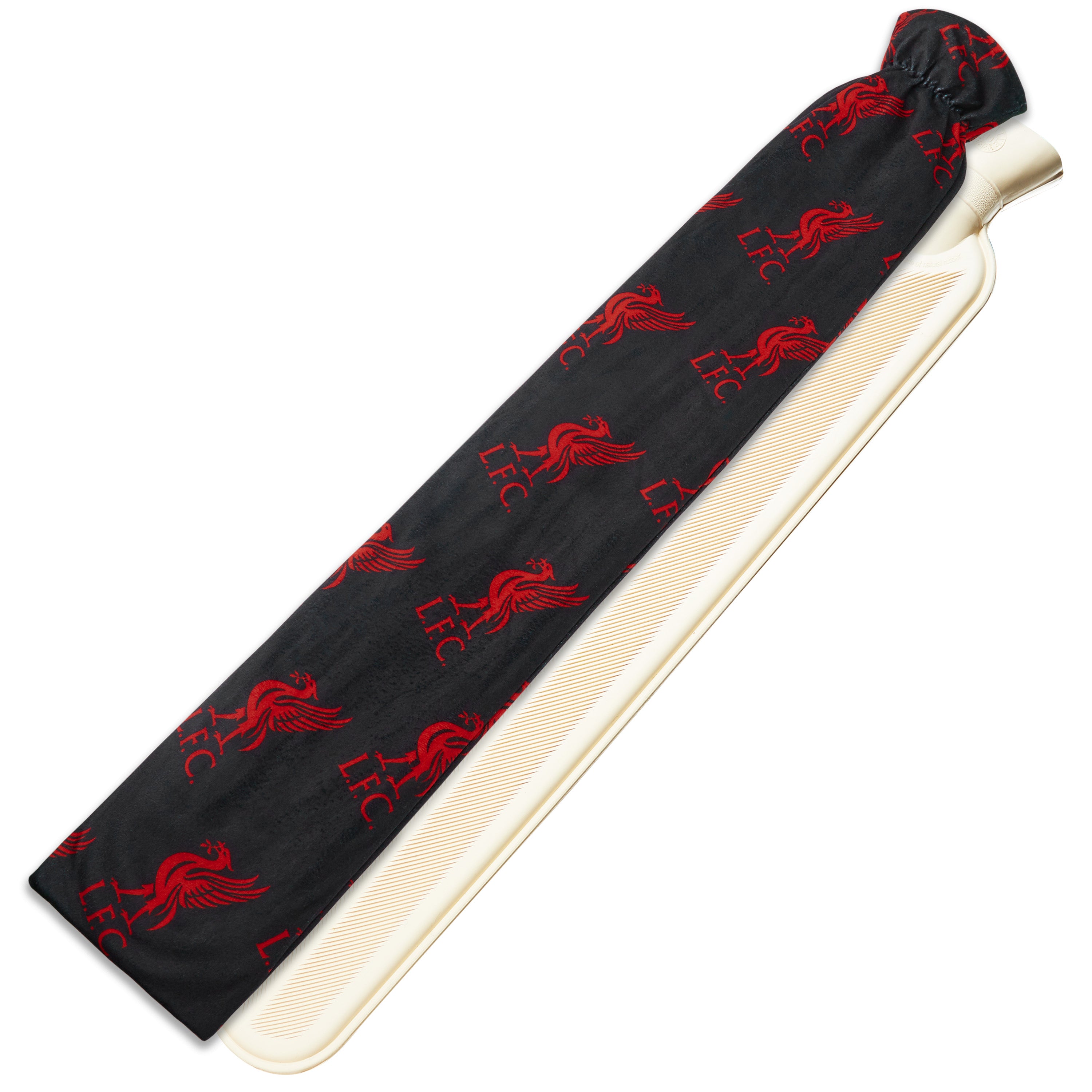 liverpool-fc-bouillotte-eau-chaude-longue-2l-noire-rouge-housse-douce image 1