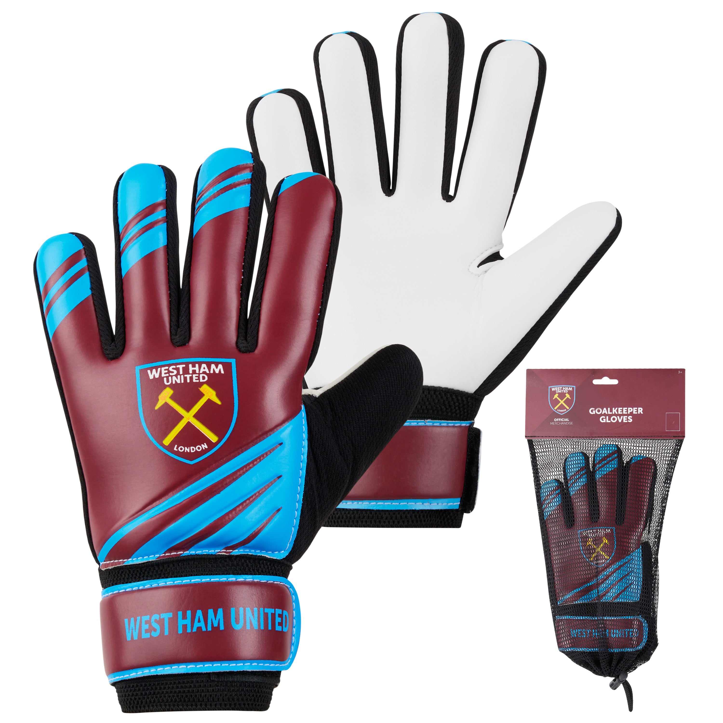 west-ham-gants-gardien-enfant-taille-7-paumes-rembourr-es image 1