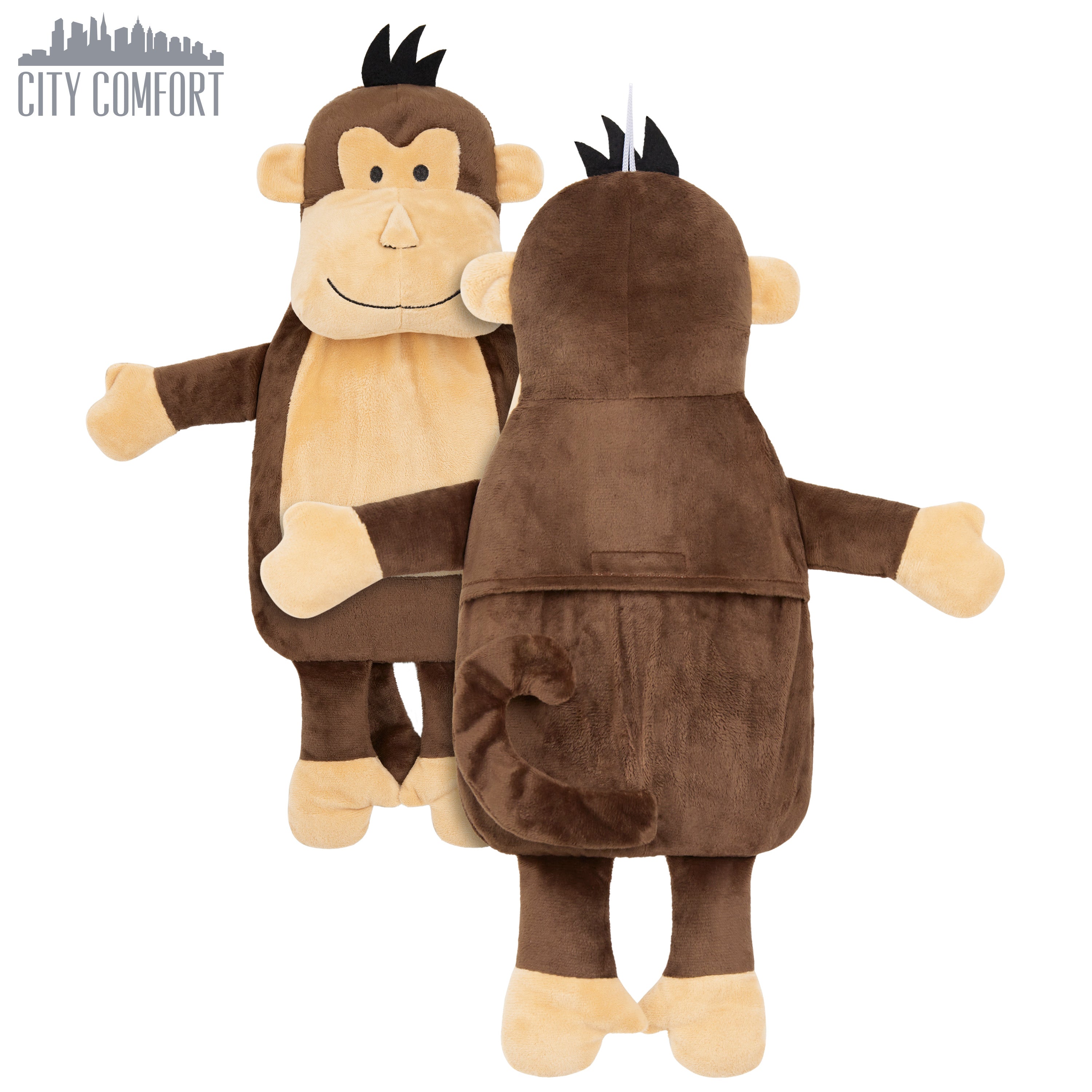 get-trend-singe-bouillotte-eau-chaude-peluche-1-litre image 4