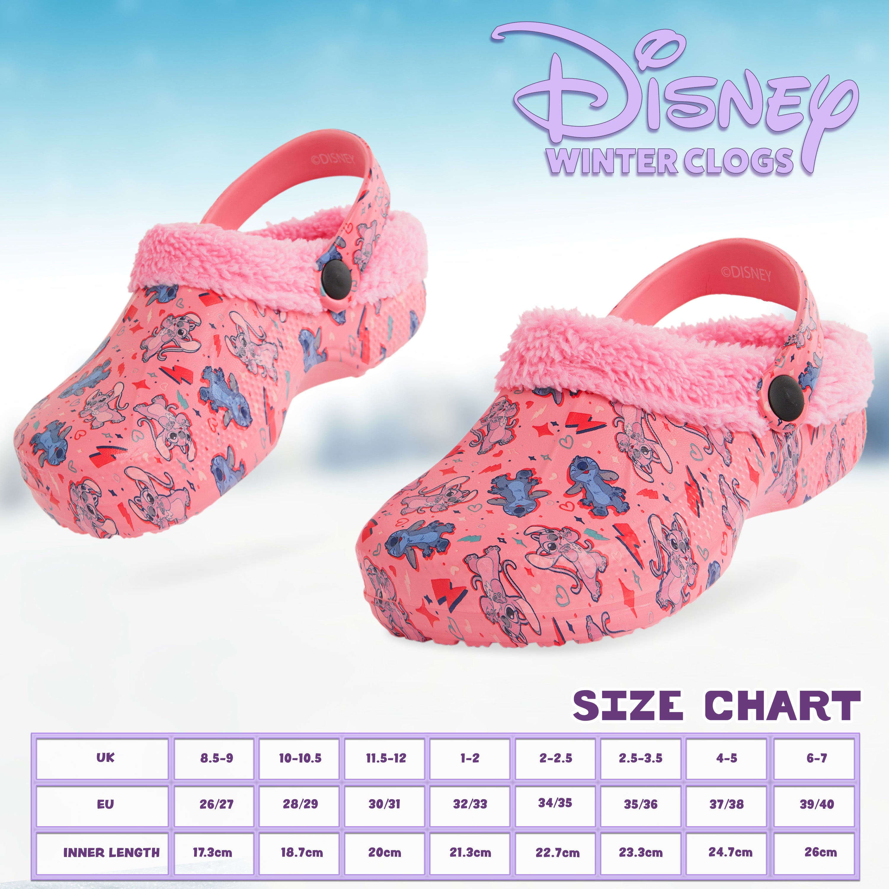 disney-stitch-sabots-hiver-fille-polaire-charms image 6