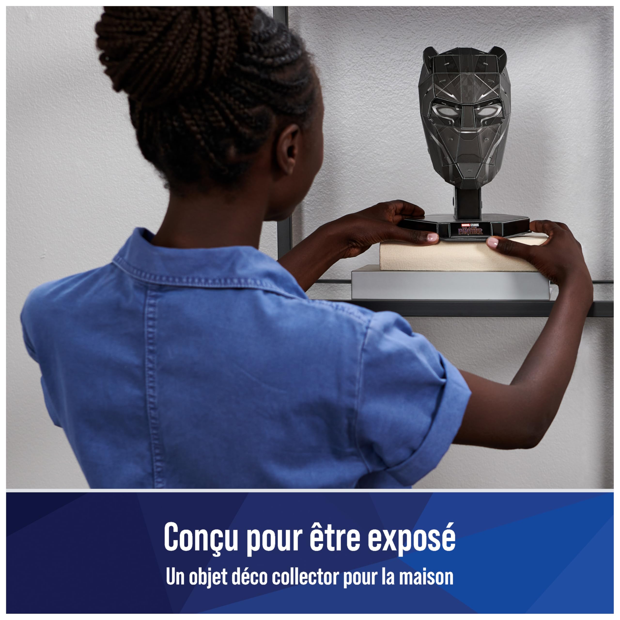 4d-build-marvel-black-panther-masque-puzzle-3d-82-pcs image 5