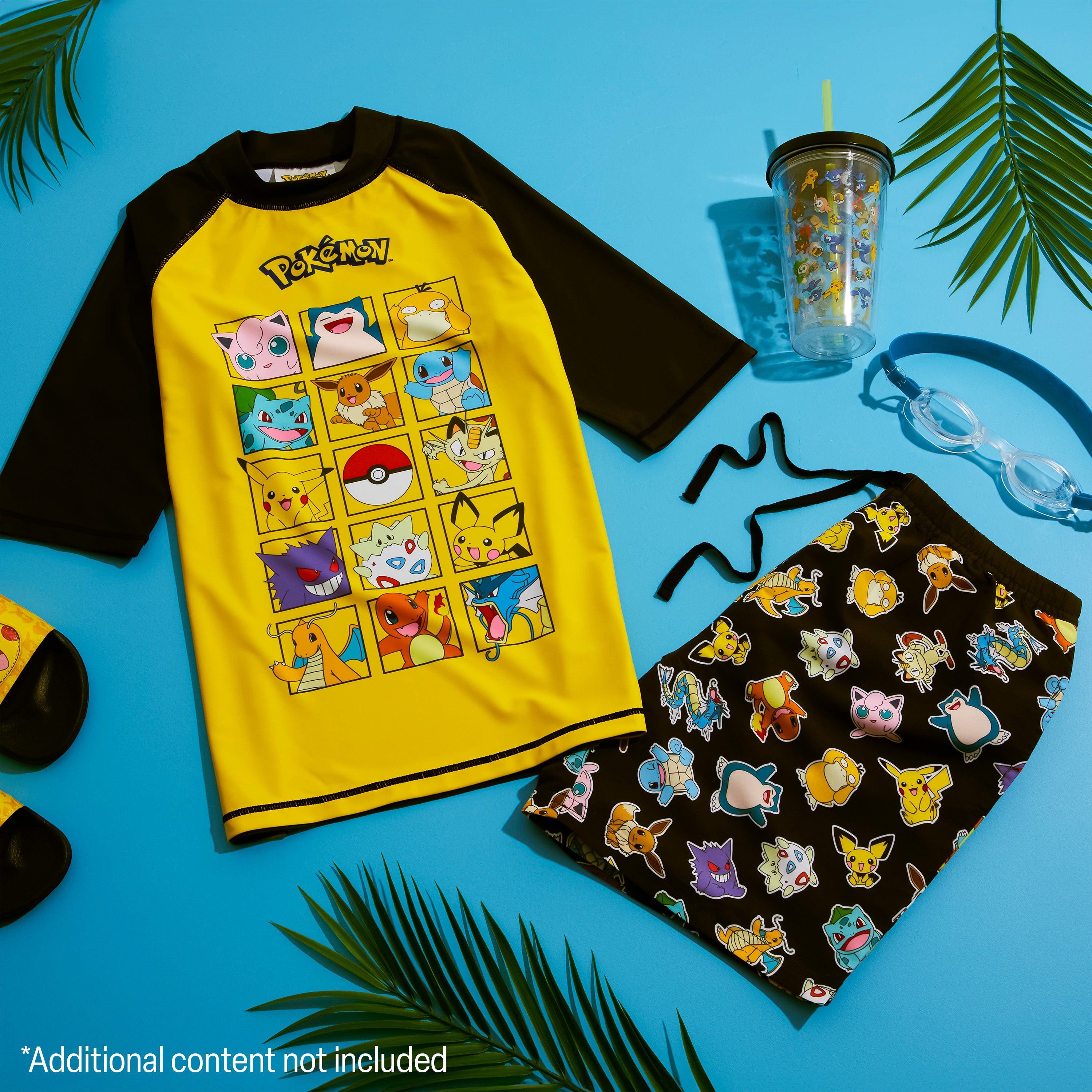 pok-mon-maillot-bain-gar-on-2-pi-ces-pikachu-7-8-ans image 2