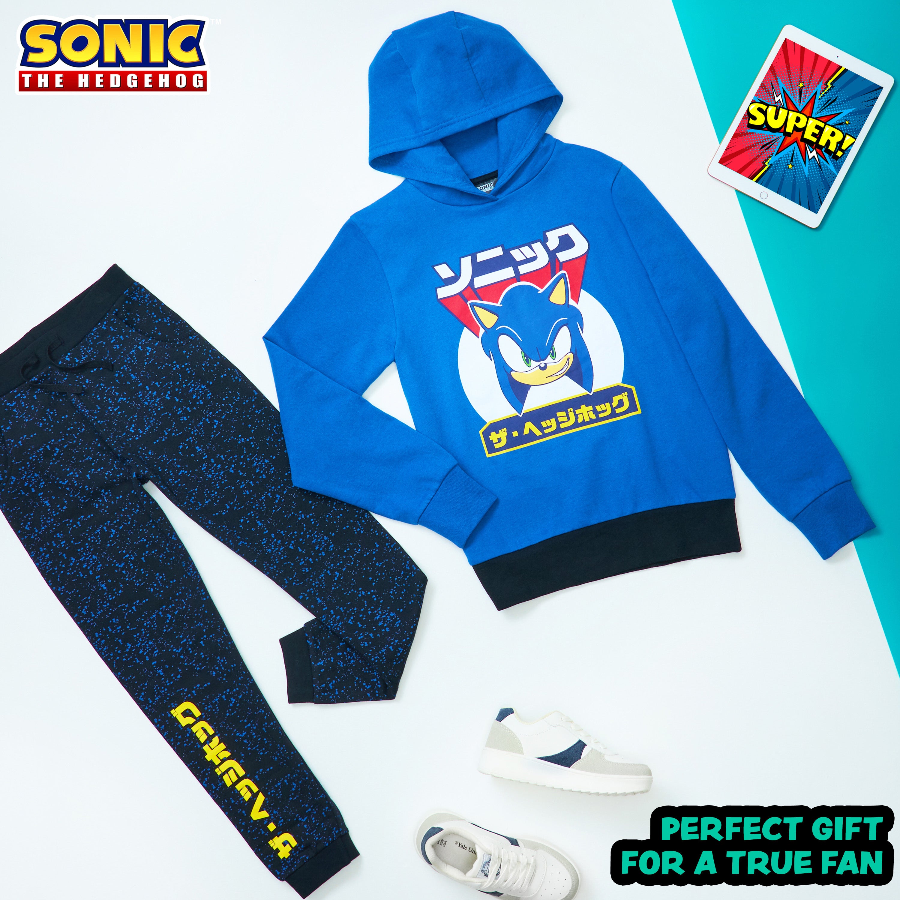 sonic-surv-tement-gar-on-hoodie-jogging-4-12-ans image 2