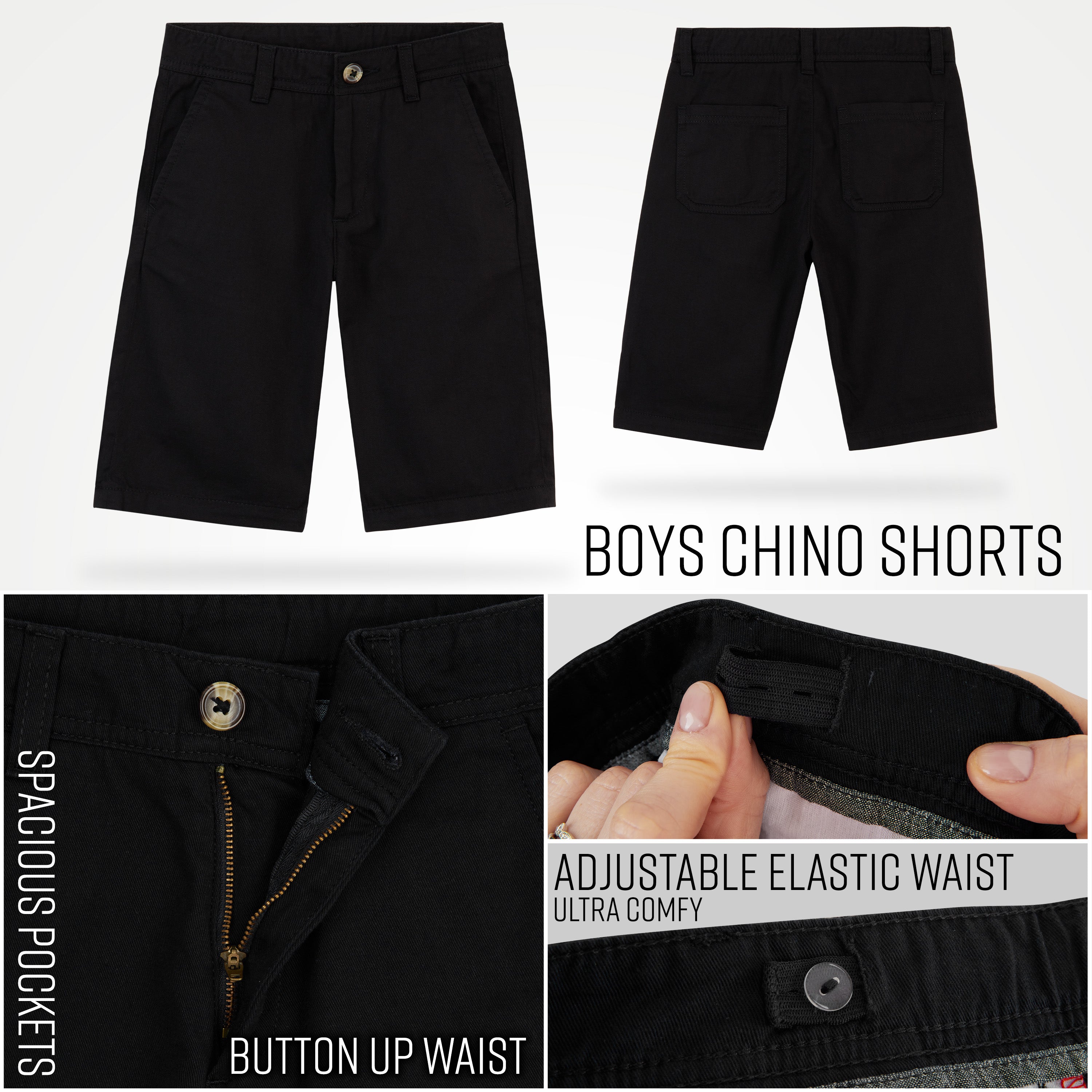 citycomfort-short-coton-gar-on-chino-taille-r-glable-4-14-ans image 4