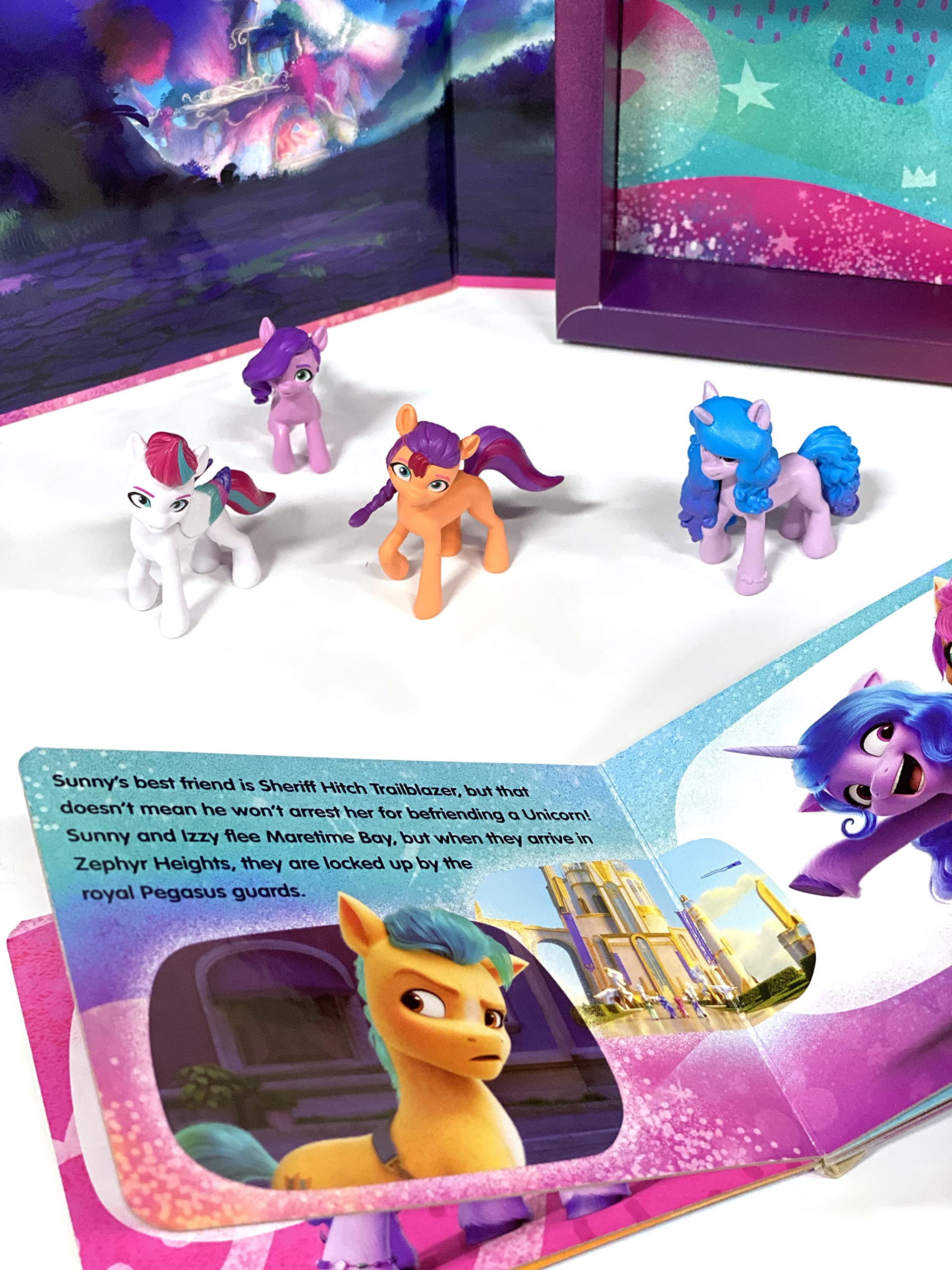 my-little-pony-tattle-tales-livre-activit-12-pages-4-figurines image 2