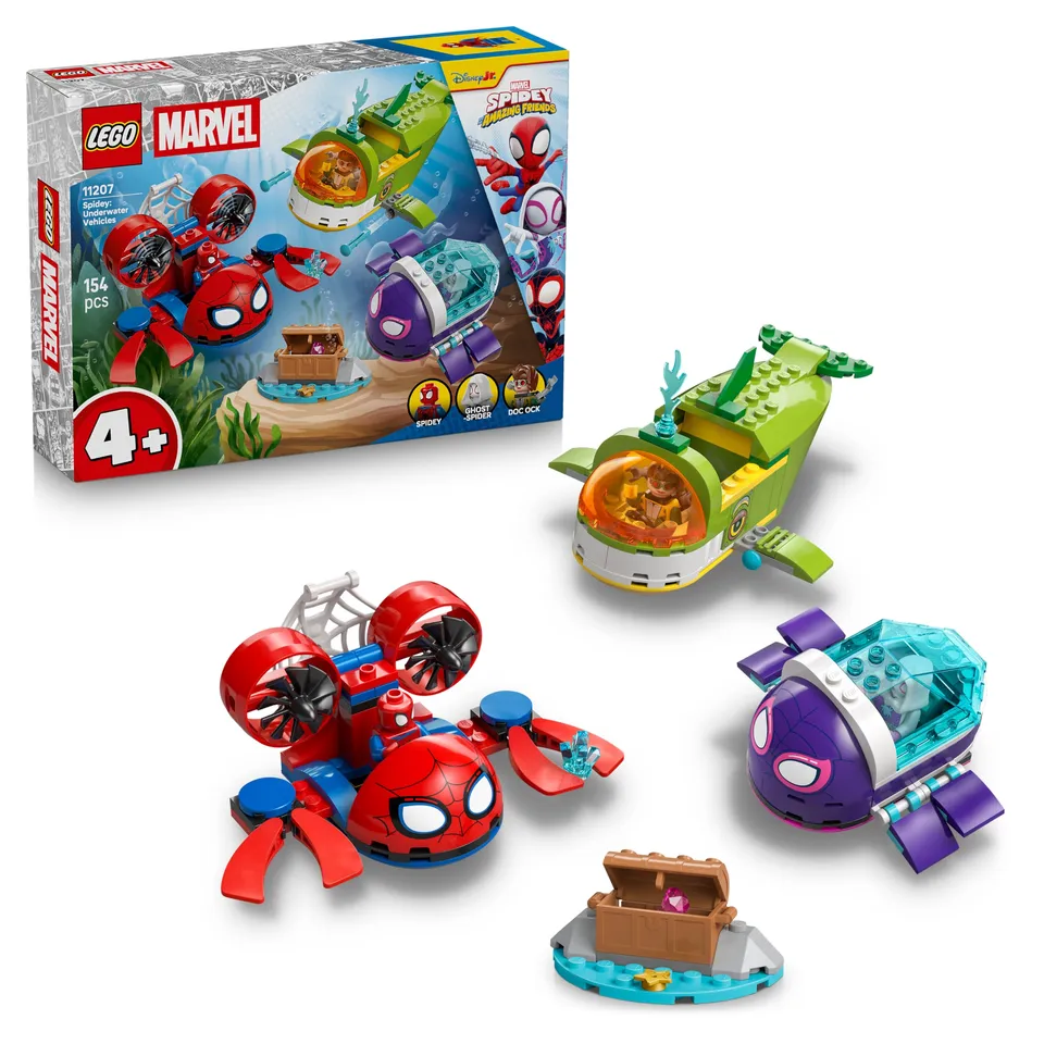 lego-marvel-spidey-11207-v-hicules-sous-marins-jeu-construction-4-ans image 1