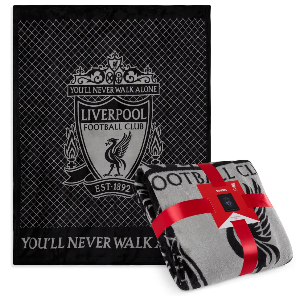 liverpool-fc-plaid-polaire-noir-130x150-cm-canap-lit image 1