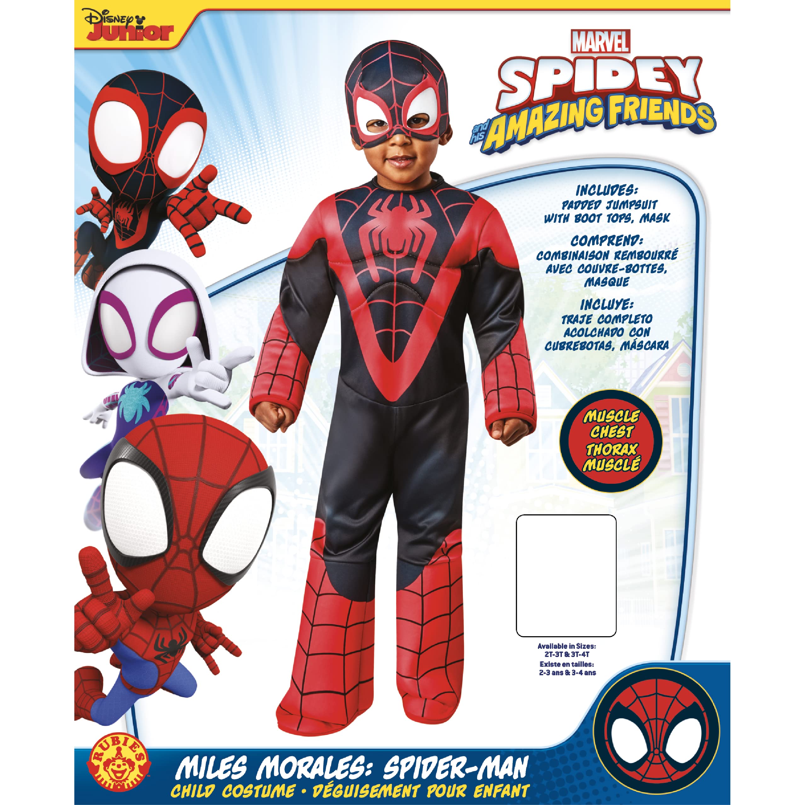 rubie-s-spin-costume-deluxe-enfant-d-guisement-spidey-mixte image 5