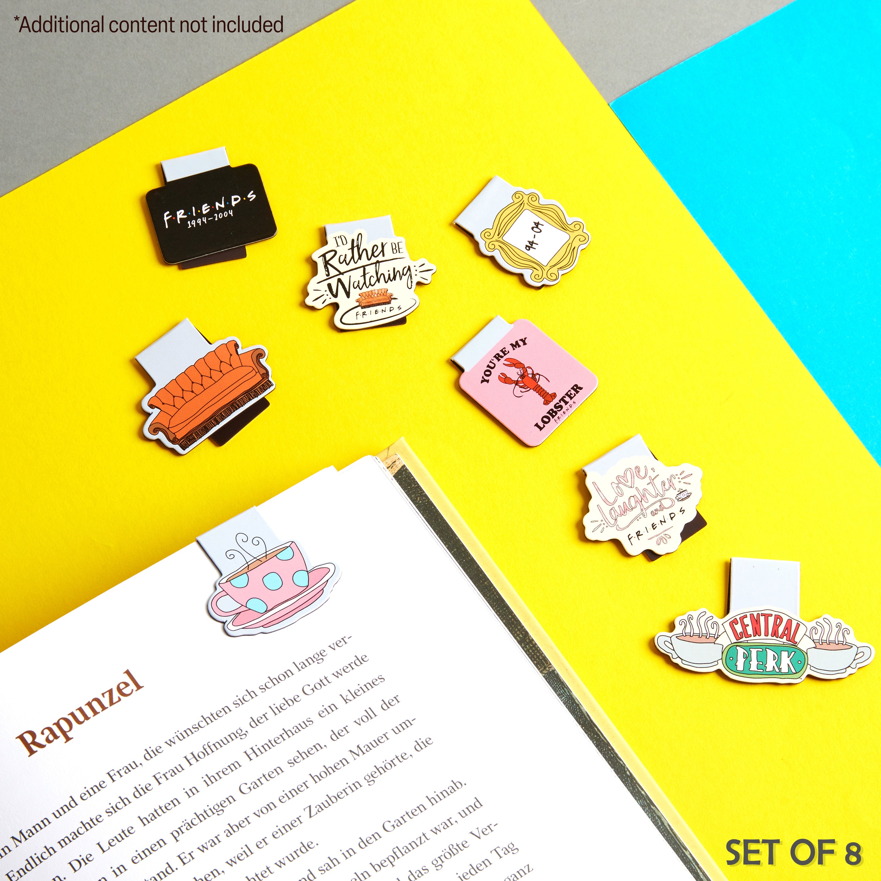 friends-marque-page-magnetique-lot-de-8-lecture-ecole image 2
